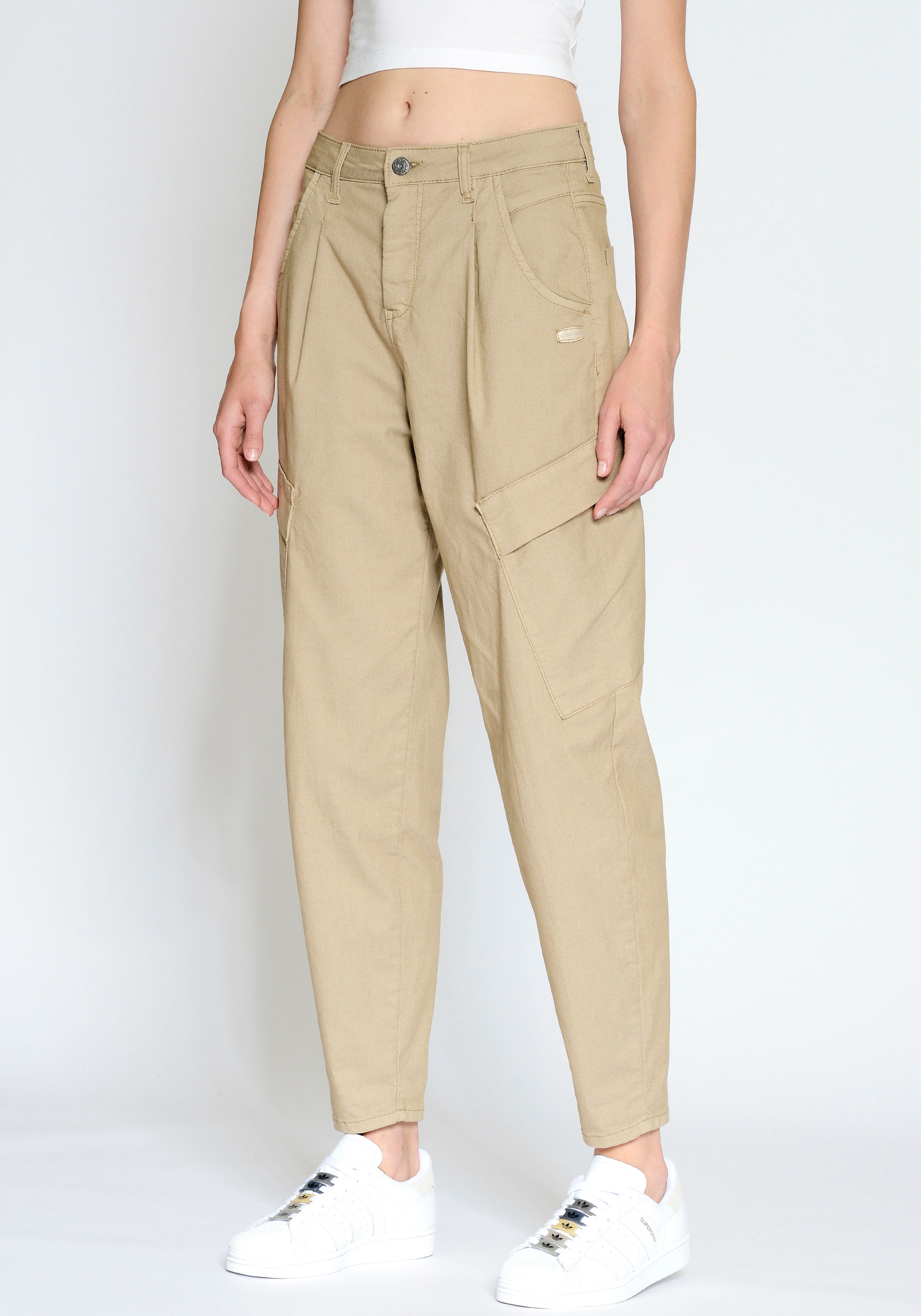 GANG Cargohose »94SILVIA JOGGO«, im Balloon Fit