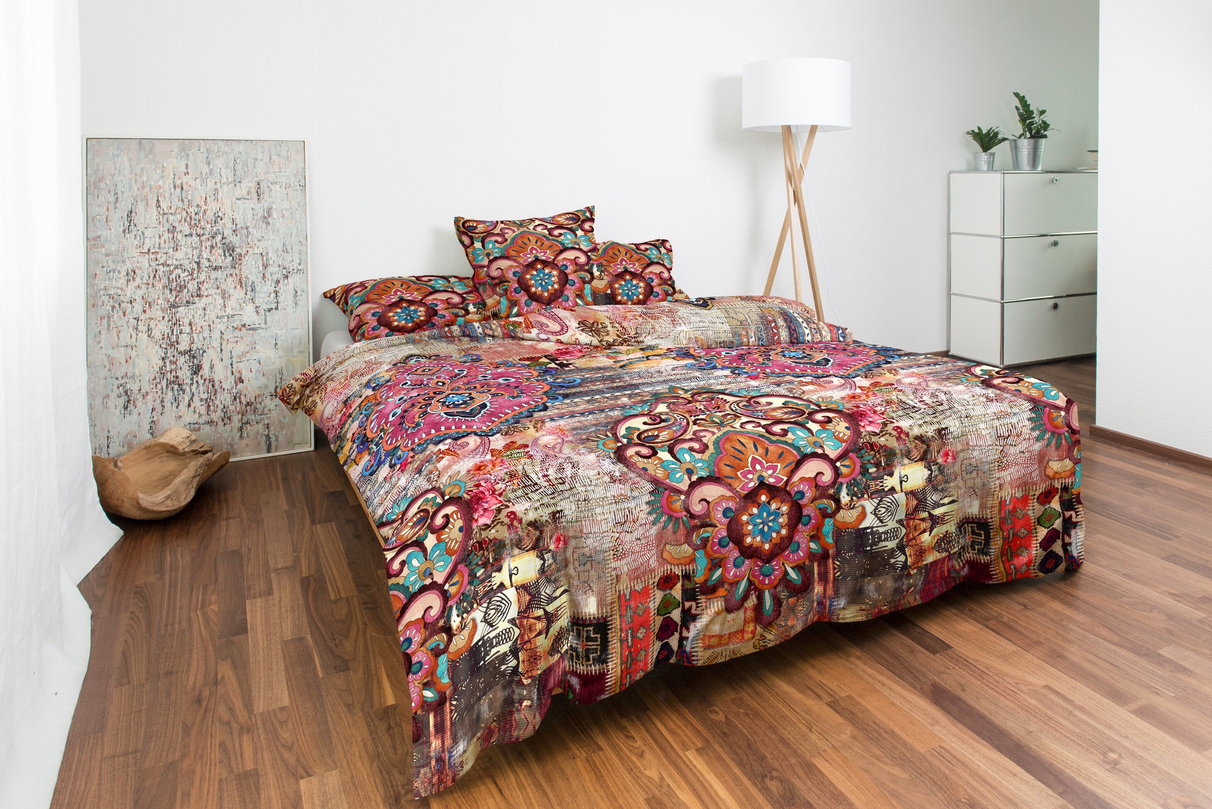 Image of Night Fashion Bettwäsche »Miranda, Renforcé«, (3 tlg.), verdeckter Reissverschluss bei Ackermann Versand Schweiz