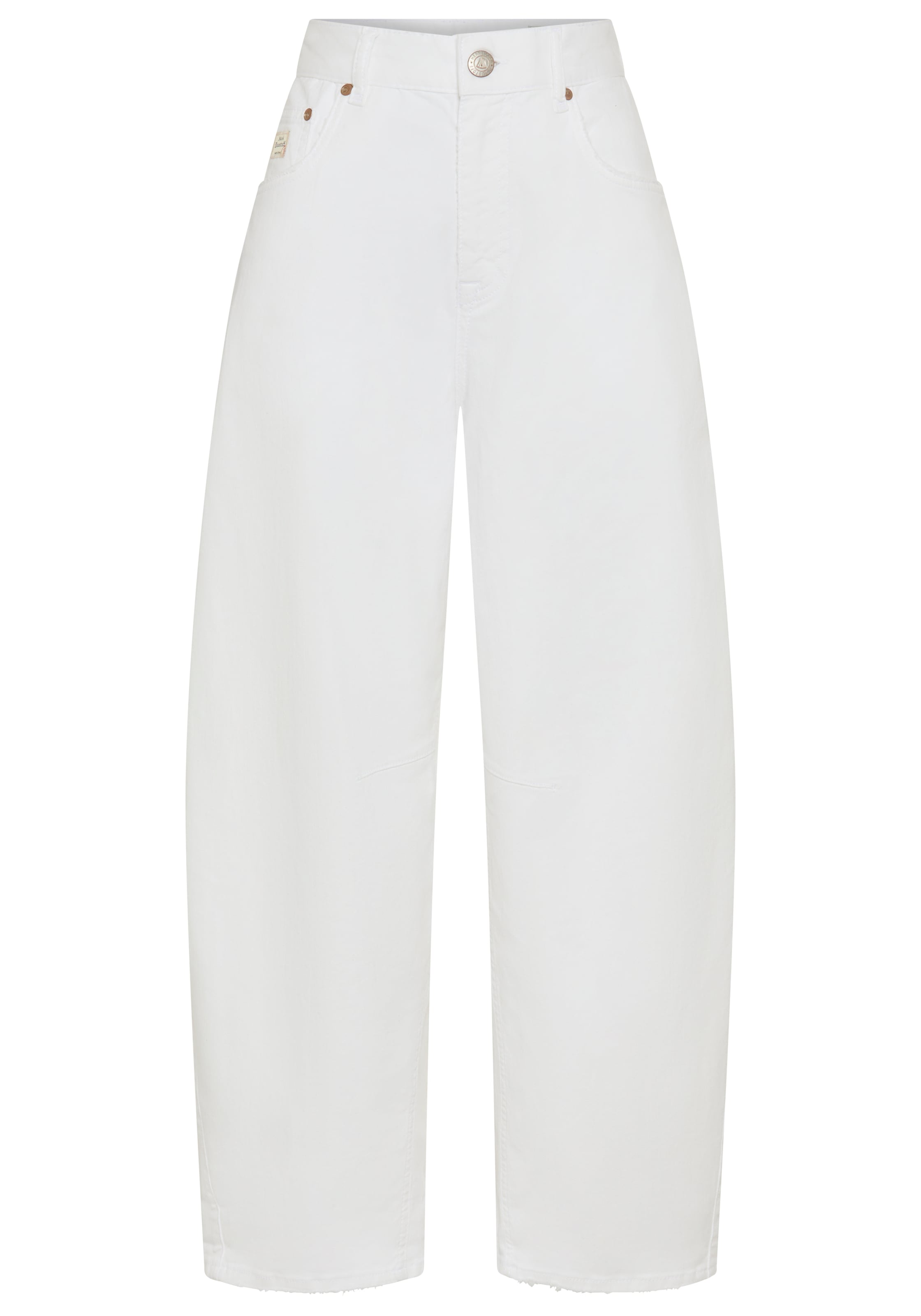Herrlicher Jeans à 5 poches »Barrow Denim White Stretch« im Barrel Fit, Abnäher