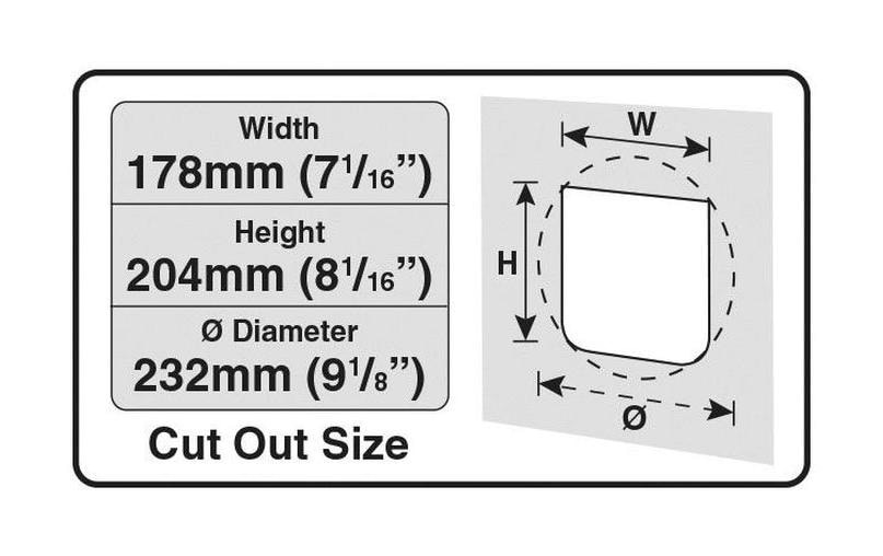 CAT MATE Haustierklappe »Super Selective 4-Wege«