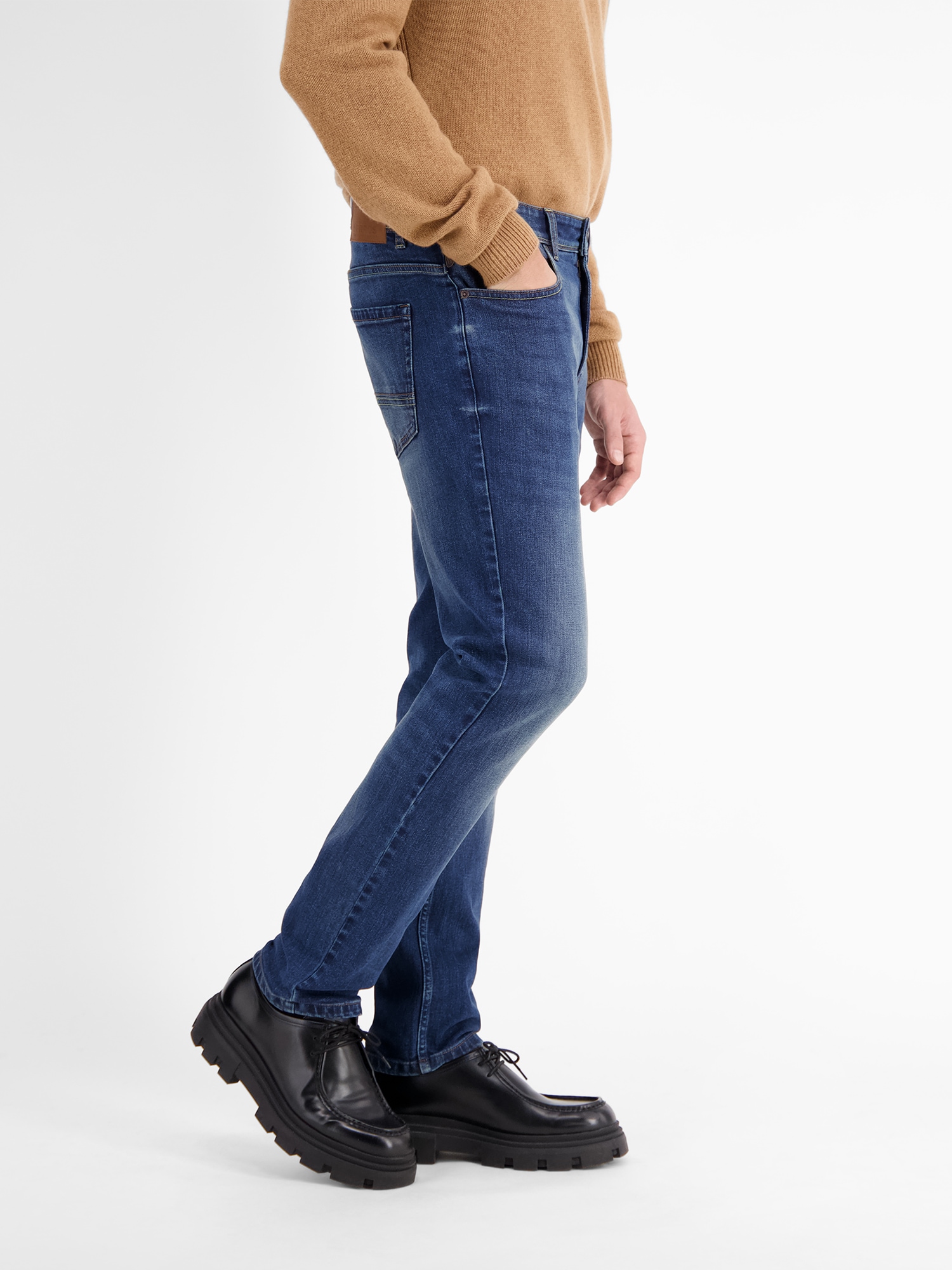 LERROS Jeans Relax-fit »LERROS BAXTER 5-Pocket-Denim, RELAXED FIT, unifarben«