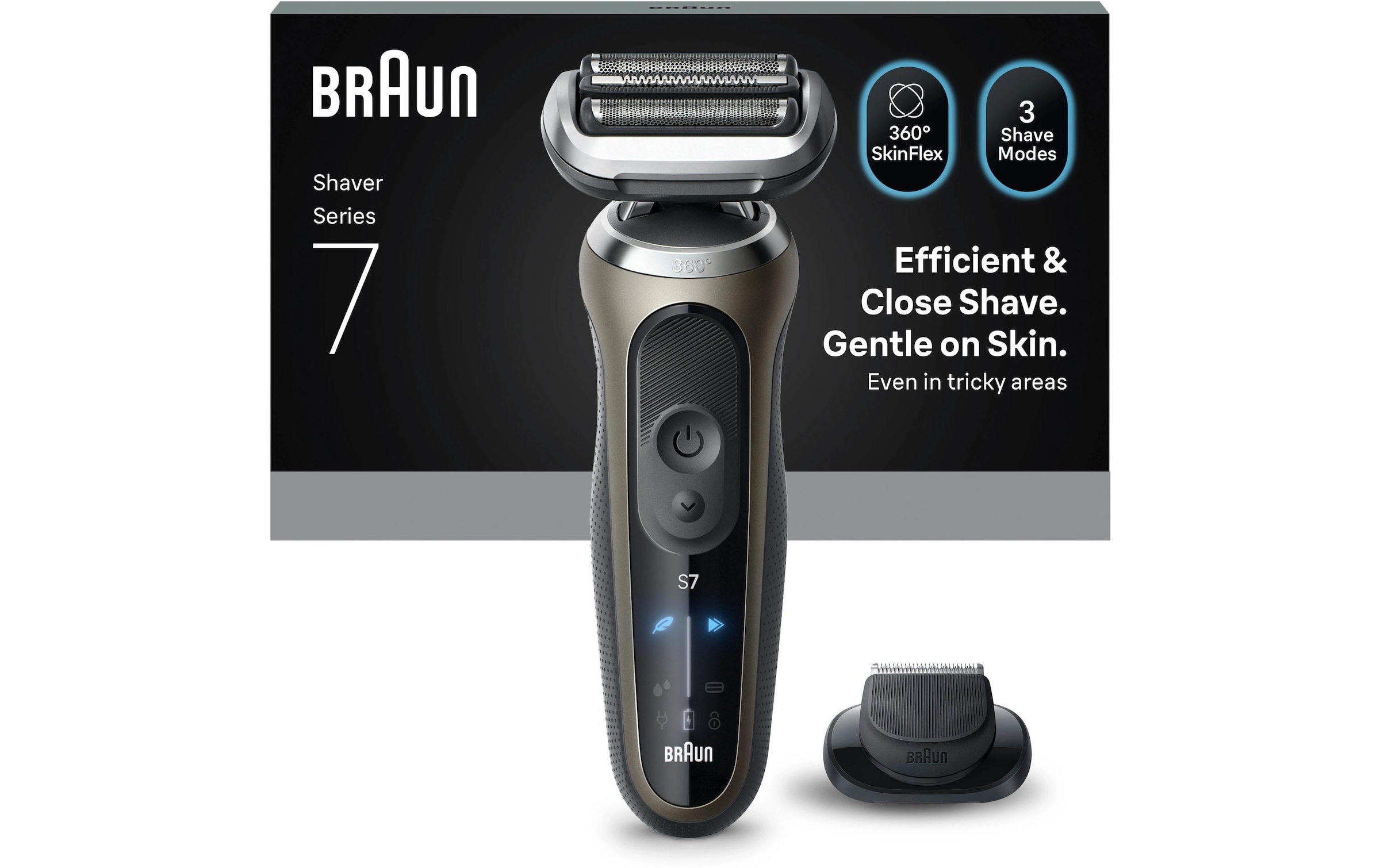 Braun Elektrogesichtshaarentferner »Series 7 72-C1200s«