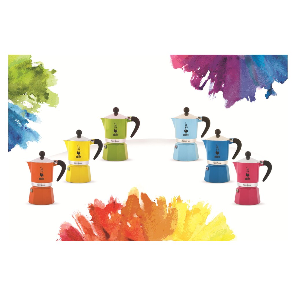 BIALETTI Espressokocher »Espressokocher Rainbow«