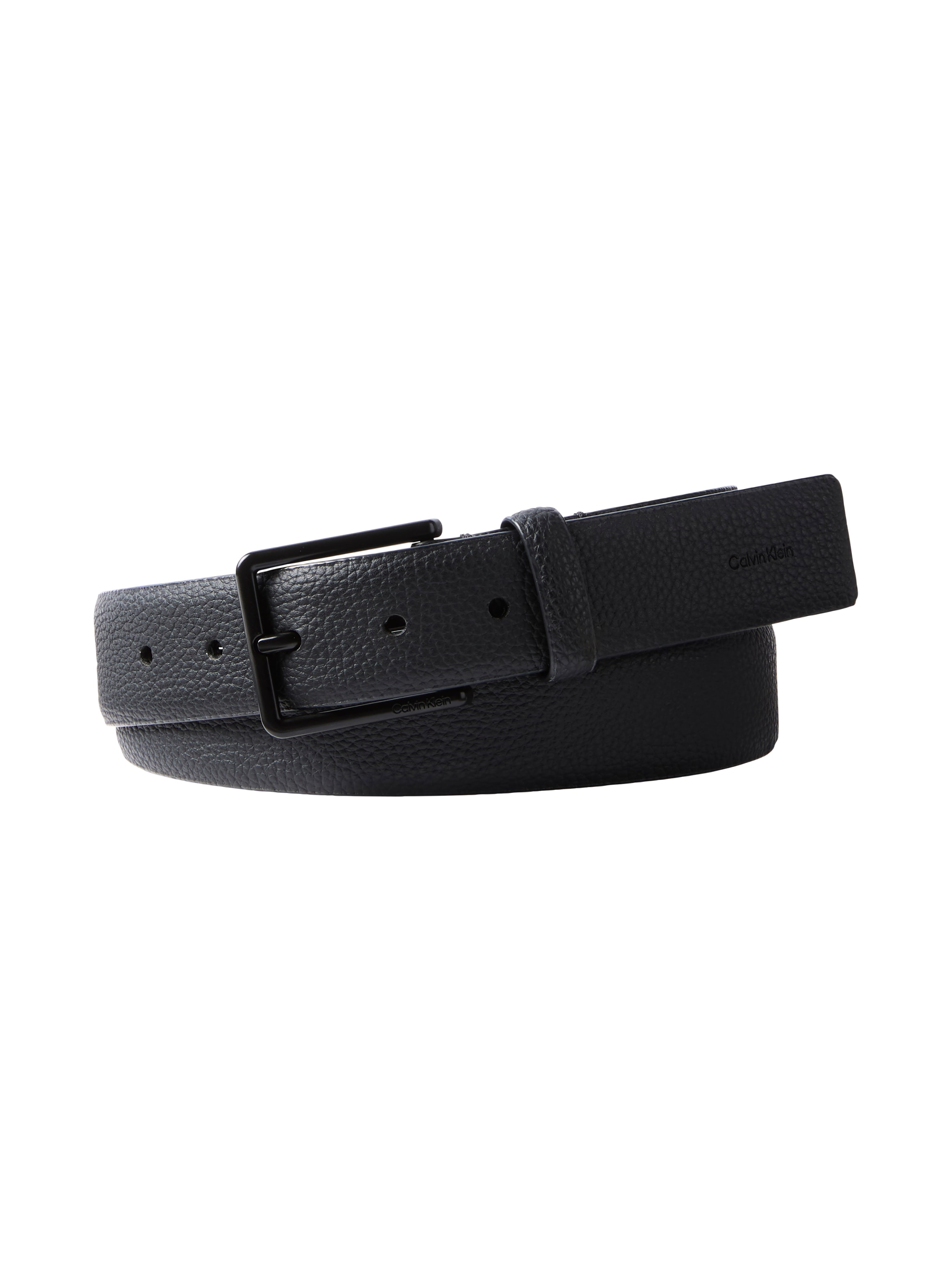 Image of Calvin Klein Jeans Ledergürtel "WARMTH BUCKLE PEBBLE 35MM FIXED" Grössenverstellbar mit Metallschliesse