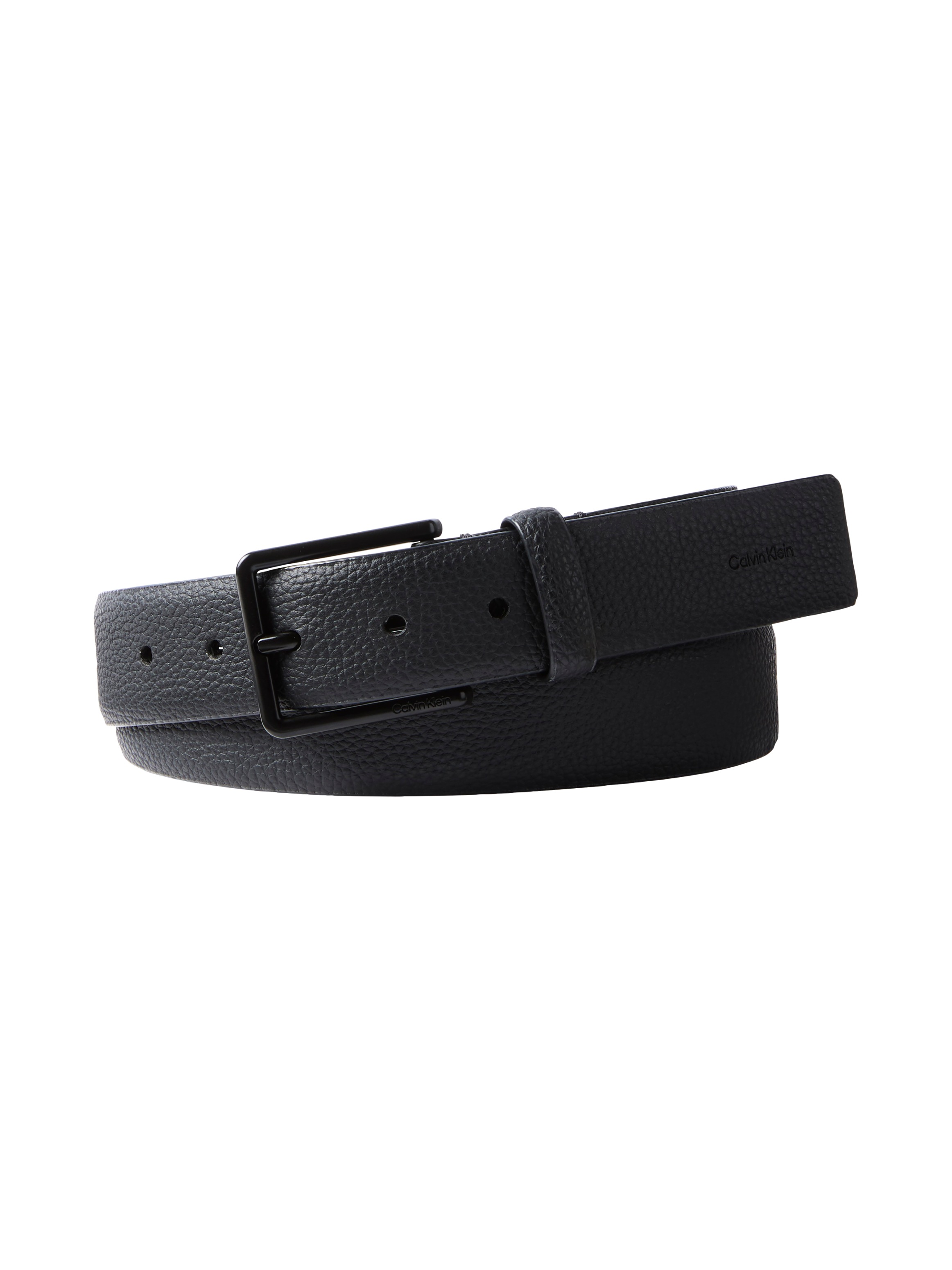 Image of Calvin Klein Ledergürtel "WARMTH BUCKLE PEBBLE 35MM FIXED" Grössenverstellbar mit Metallschliesse