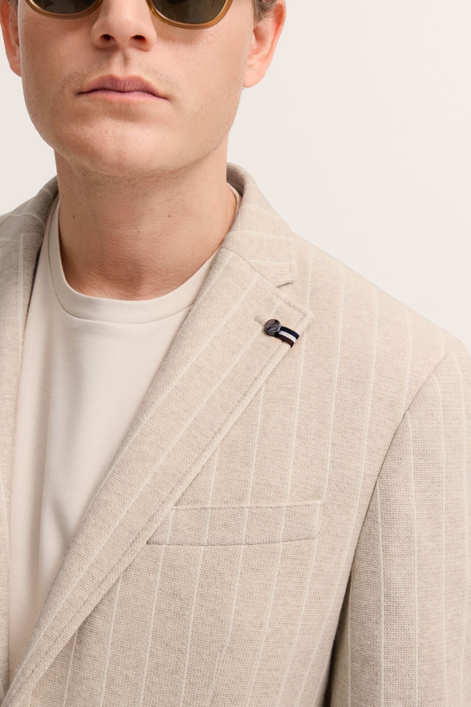 bugatti Sakko »Stretch-Funktion« mit einem Streifen-Design