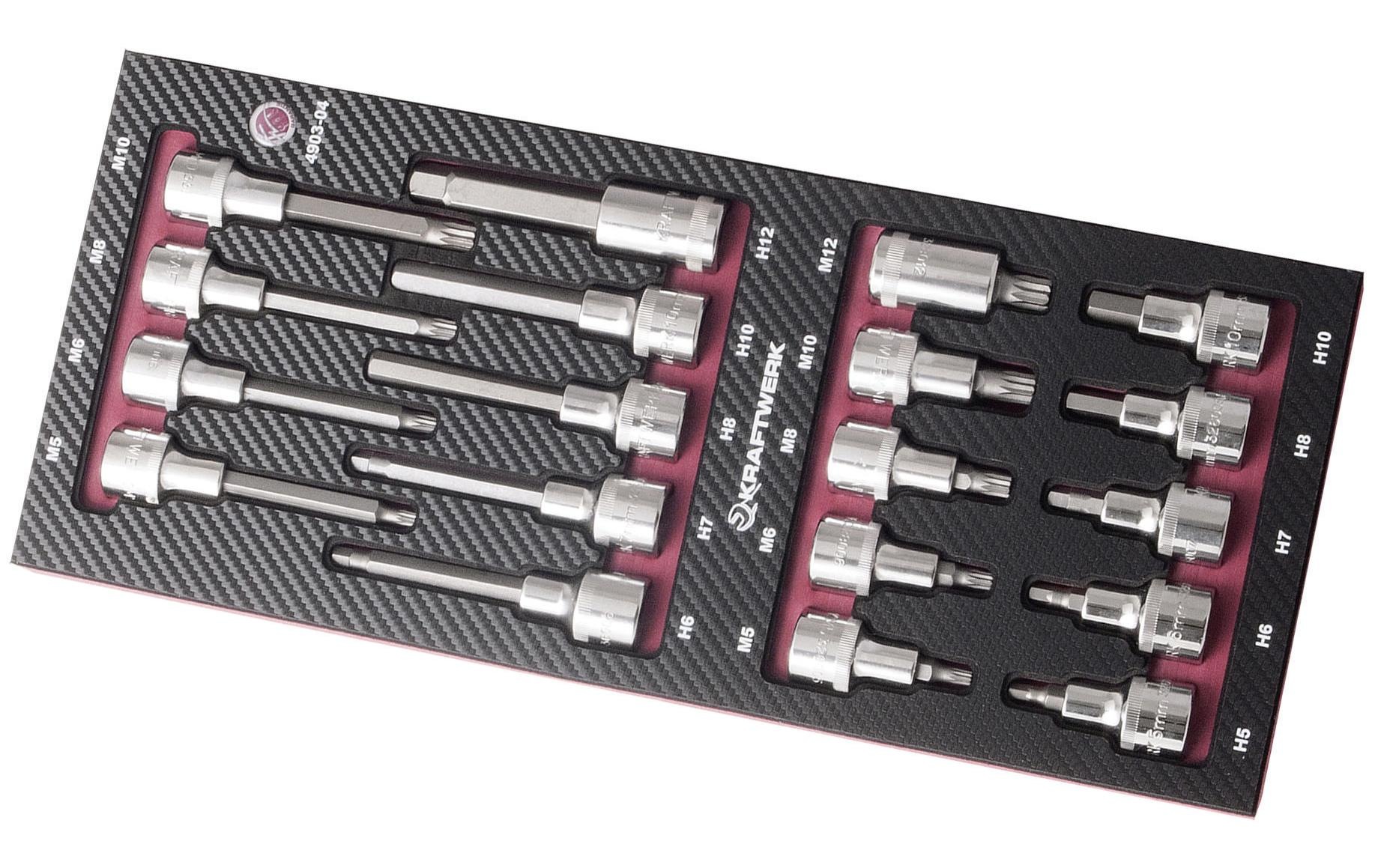 Image of Kraftwerk Steckschlüssel »EVA3 490304«, (Set, 32 St.) bei Ackermann Versand Schweiz