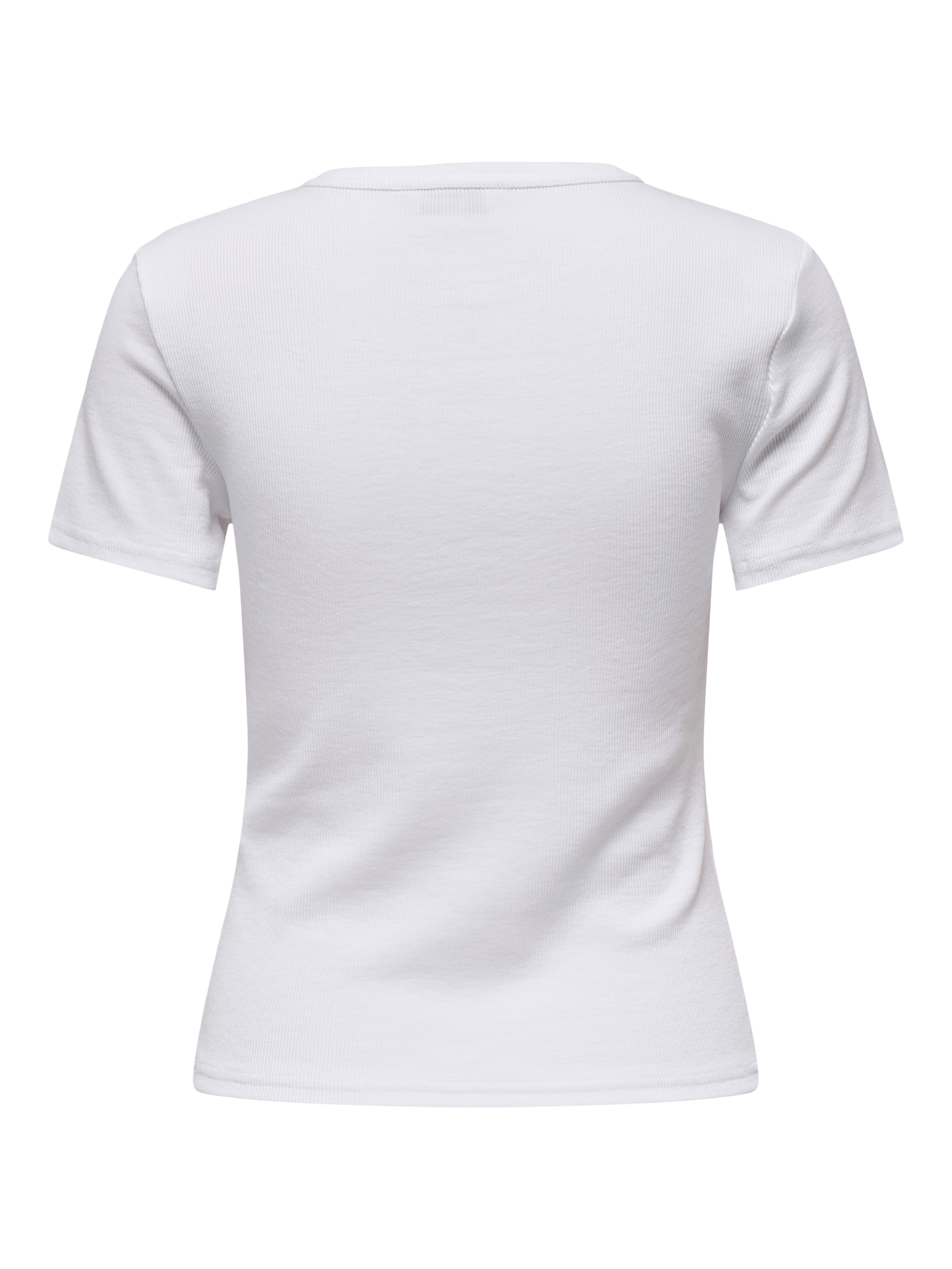 ONLY Kurzarmshirt »ONLJUNE S/S TEE JRS NOOS« Materialmix