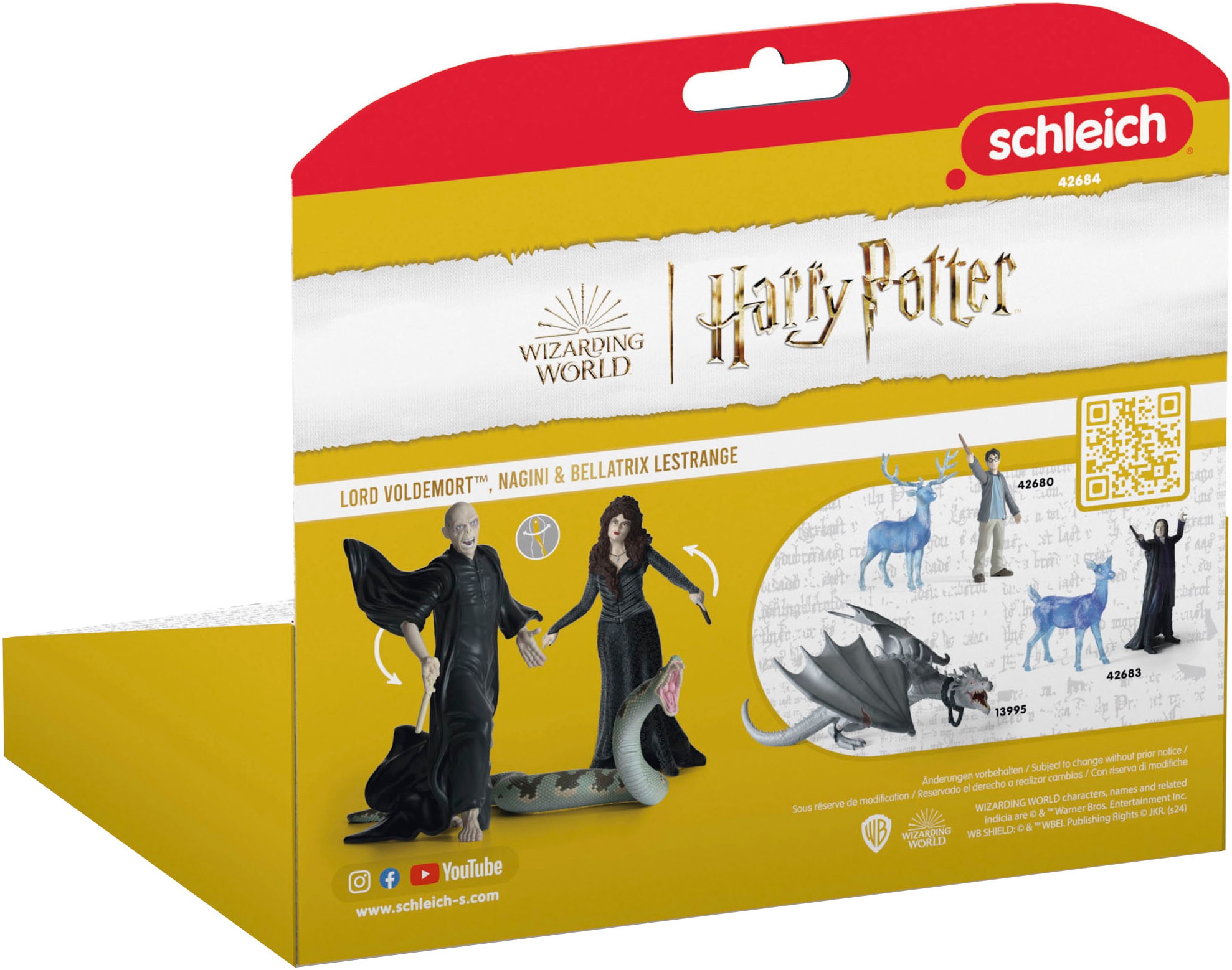 Schleich® Spielfigur »WIZARDING WOLRD™, Voldemort, Nagini & Bellatrix L. (42684)«