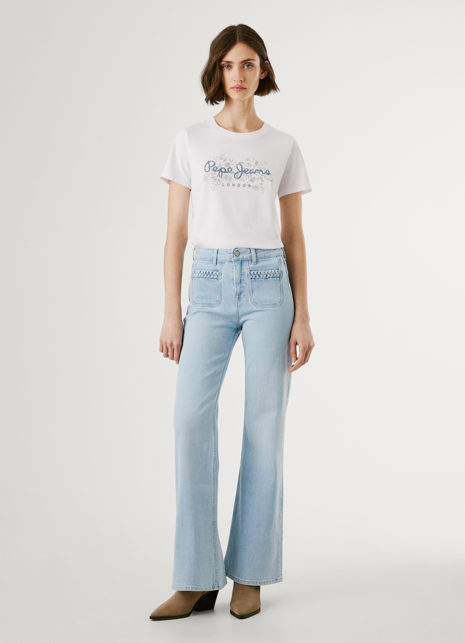 Pepe Jeans T-Shirt »BERO«, Rundhals, mit Print