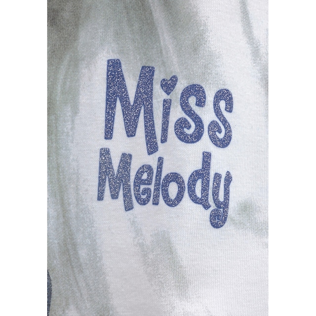 Trendige Miss Melody Jerseykleid, toller Frontdruck mit Glitzereffekt  versandkostenfrei kaufen
