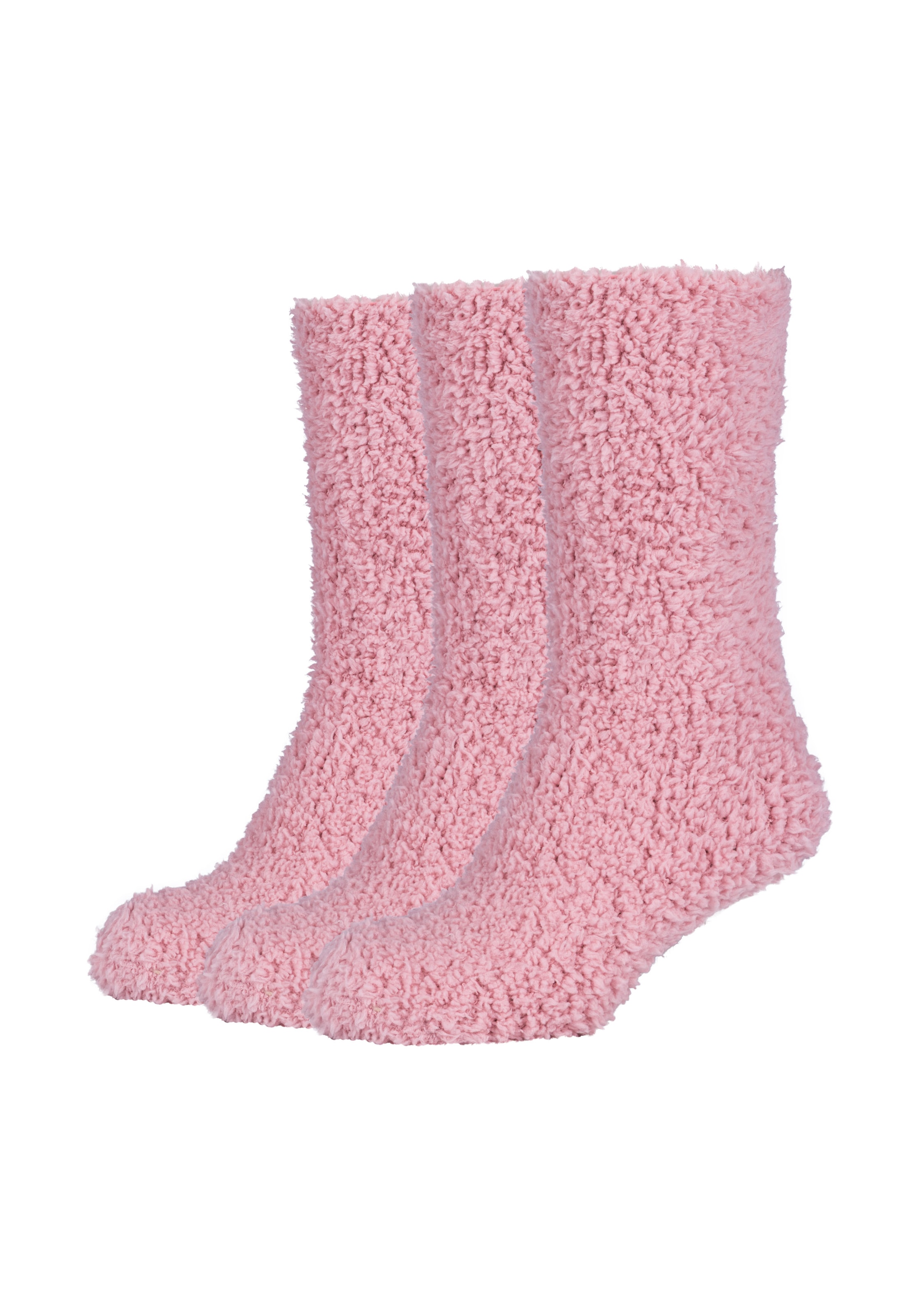 Image of Camano Socken 3 Paar, wärmende, kuschelige Qualität, extra weich, mit sanfter Zehennaht