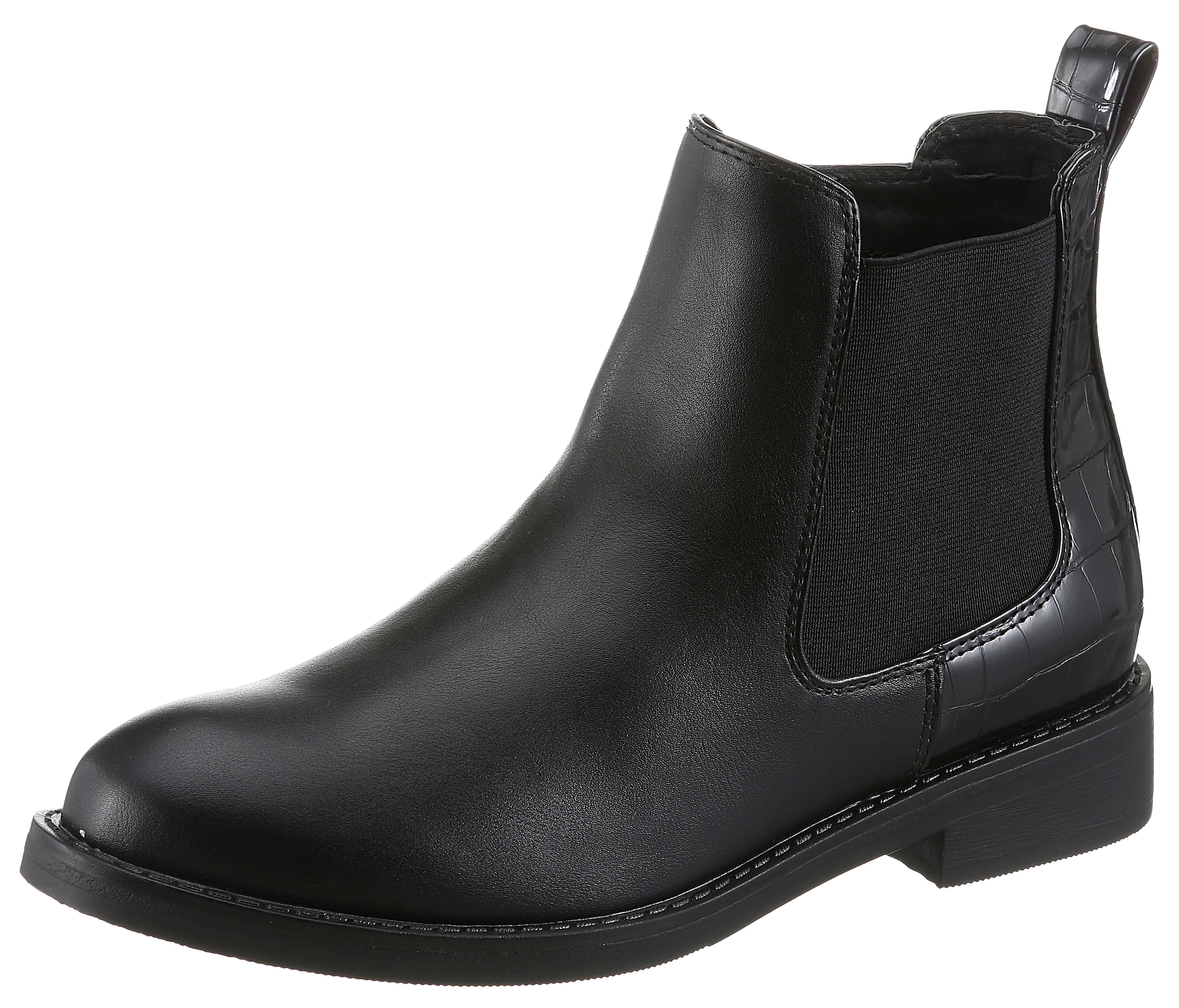 Image of Aniston SHOES Chelseaboots Ankle Boots mit Croco-Besatz - NEUE KOLLEKTION