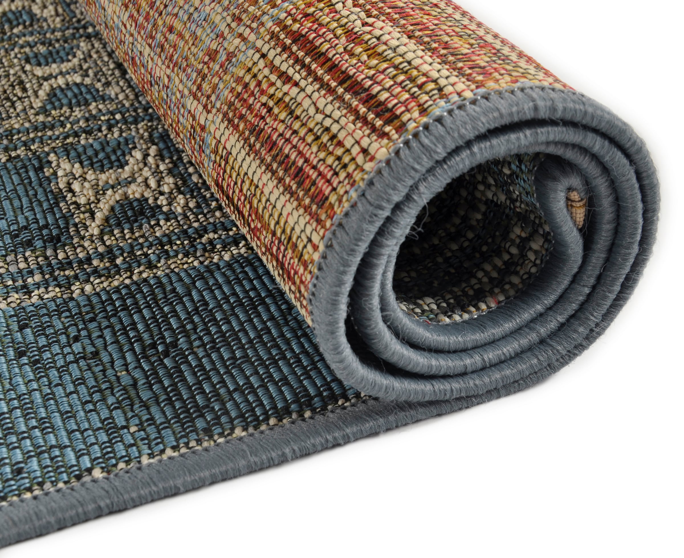 Gino Falcone Teppich »Outdoor-Africa 39«, rechteckig, 5 mm Höhe, Flachgewebe, In- und Outdoor geeignet, Wohnzimmer