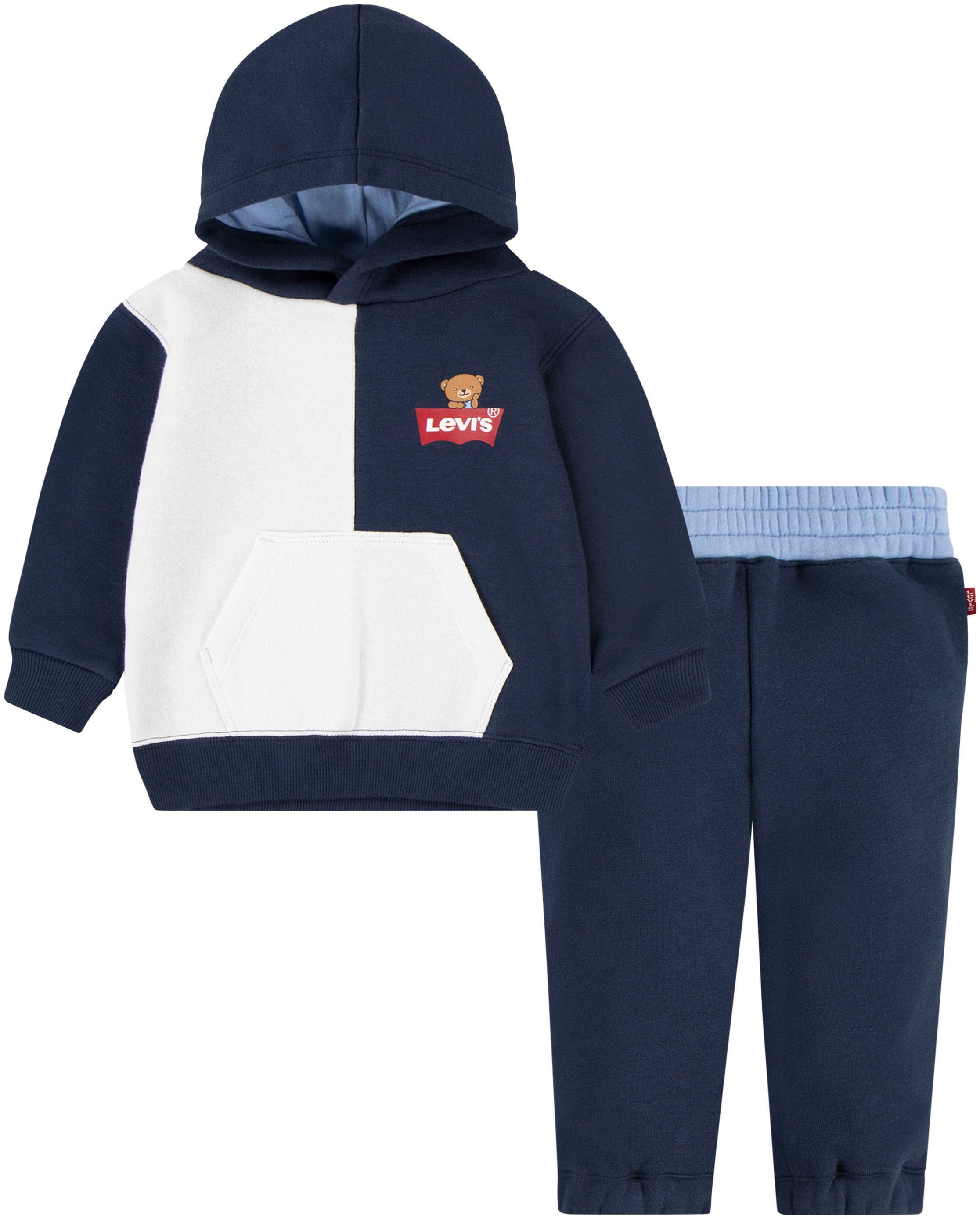 Pullover & Shorts »LVB SPLICED COLORBLOCK JOGGER SET«, for Baby BOYS