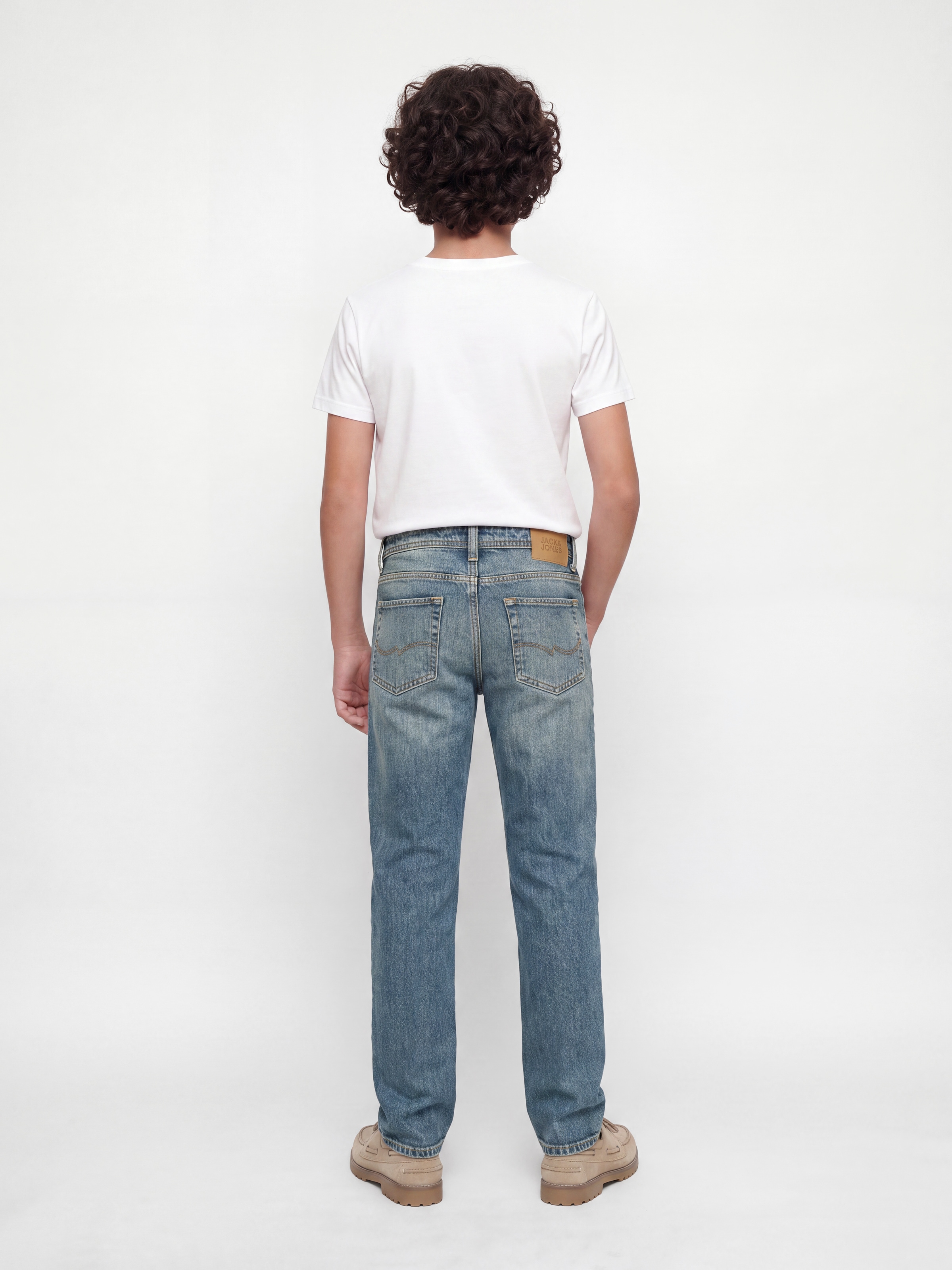 Jack & Jones Junior Straight-Jeans »JJICLARK JJORIGINAL ST 175 JNR« Baumwollmischung, regular fit