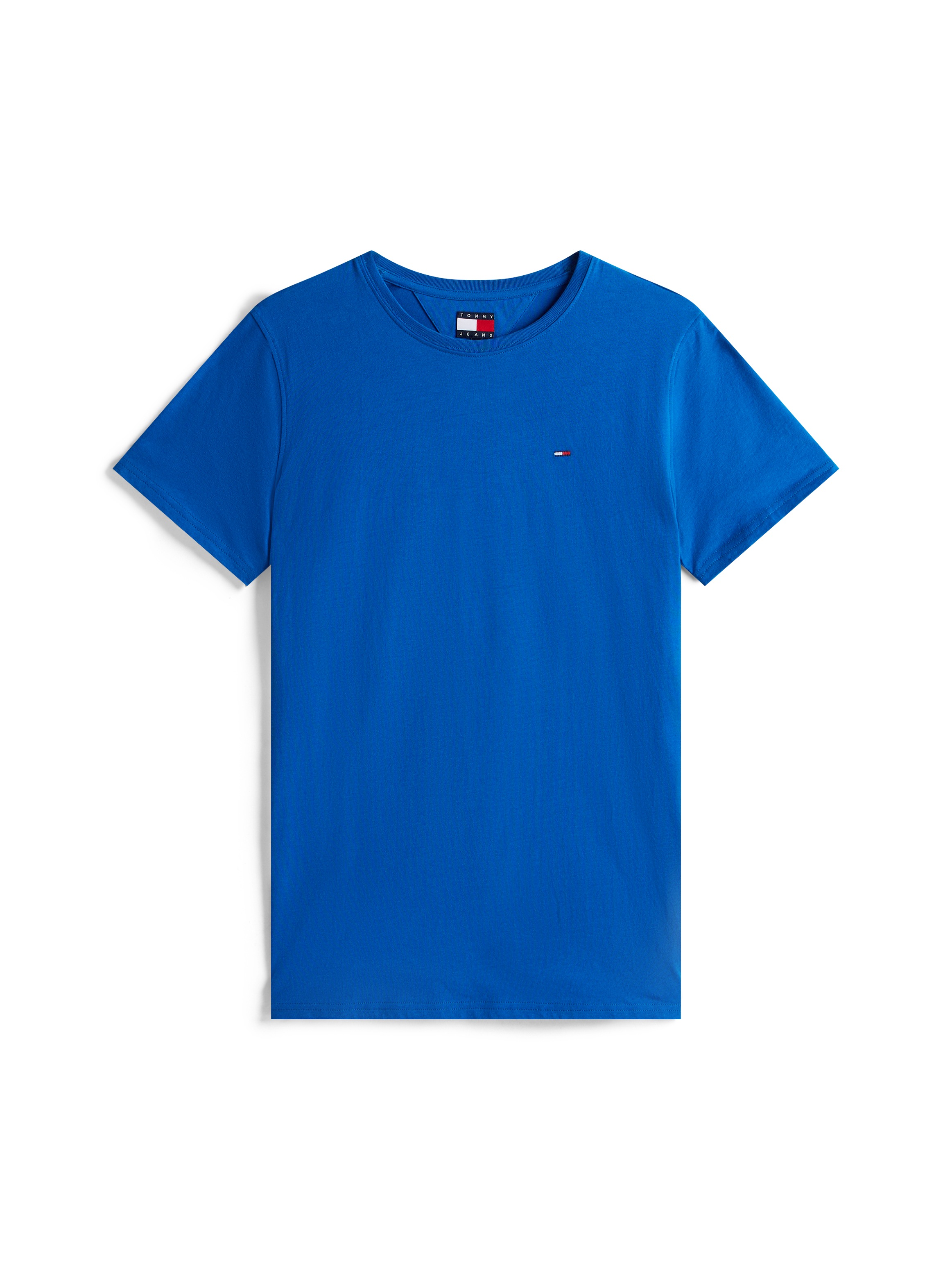 Tommy Jeans T-Shirt »TJM ESSENTIAL SOLID TEE«, mit Rundhalsausschnitt und dezenter Logo-Flag