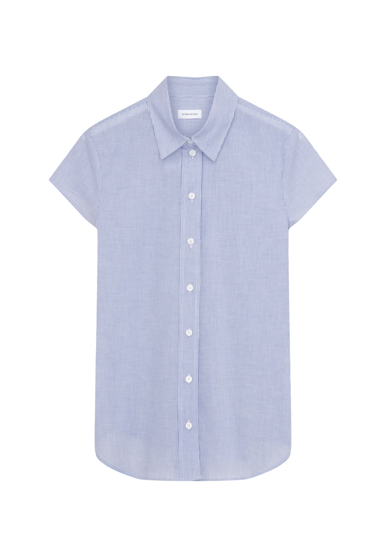 Image of seidensticker Hemdbluse »Schwarze Rose«, Kurzarm Kragen Streifen bei Ackermann Versand Schweiz