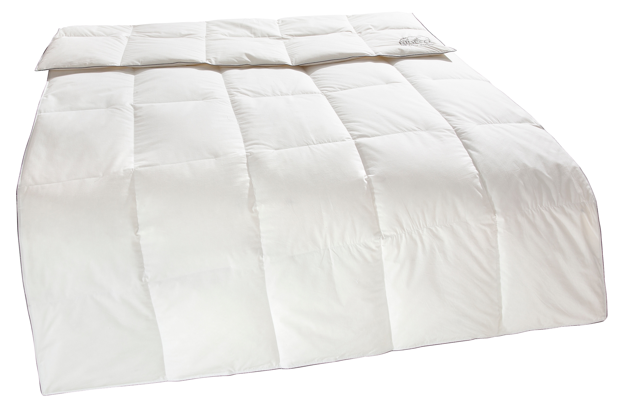 Image of RIBECO Daunenbettdecke "Eve Bettdecke in 135x200 und 155x220cm und weiteren Grössen" leicht Füllung 90Daunen10Federn 1 Stk. tlg. Topseller, Daunen und Federn, Daunendecke, Federdecke, Made in Germany