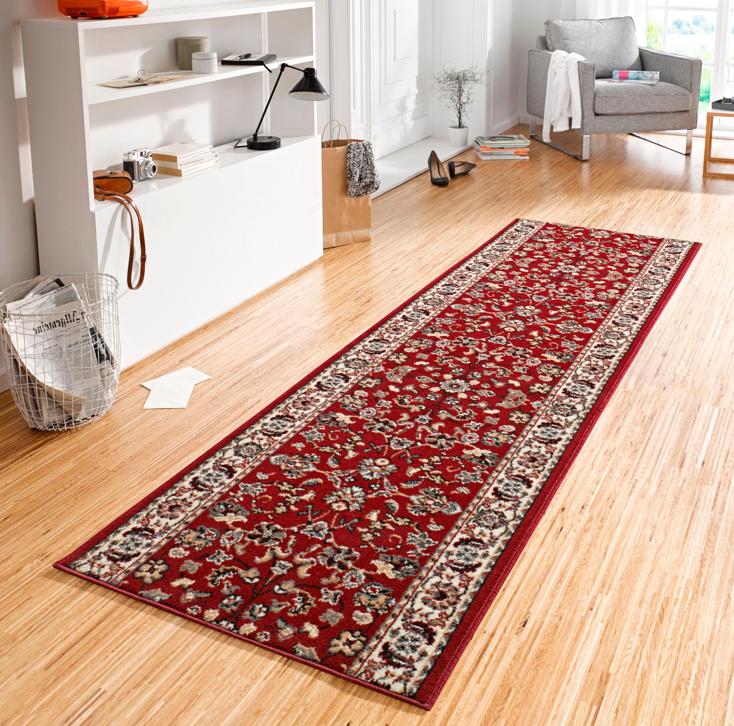 Image of HANSE Home Läufer "Vintage" rechteckig 9 mm Höhe Teppichläufer, Kurzflor, Orient, Vintage, Retro, Flur, Schlafzimmer