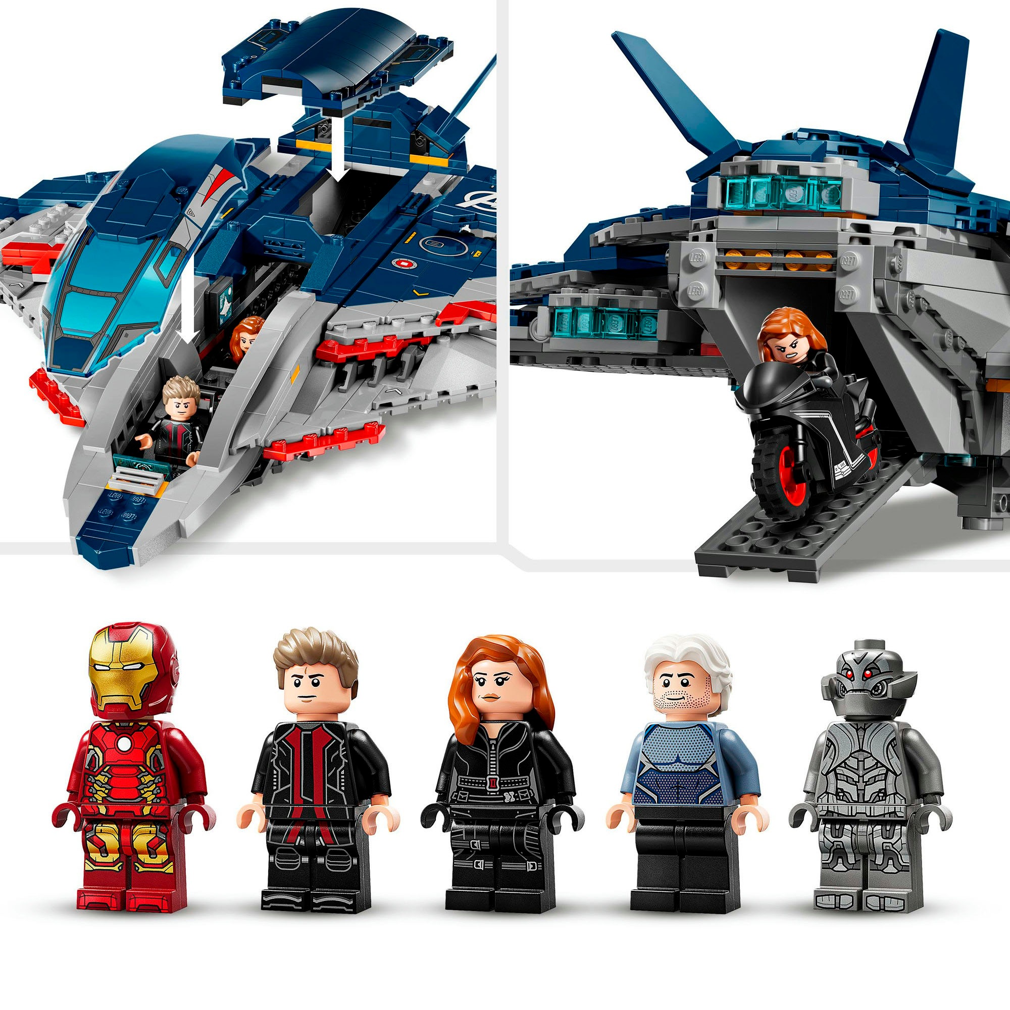 LEGO® Konstruktionsspielsteine »Avengers: Age of Ultron Quinjet (76325), LEGO Super Heroes« Made in Europe