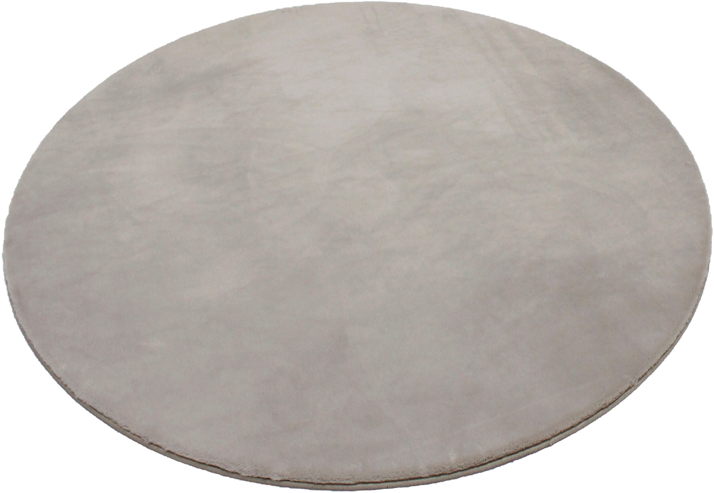Leonique Fellteppich »Balu«, rund, 20 mm Höhe, Kunstfell in Kaninchenfell Haptik, fussbodenheizungsgeeignet, pflegeleicht, ideale Teppiche für Wohnzimmer, Schlafzimmer, Esszimmer, Arbeitszimmer