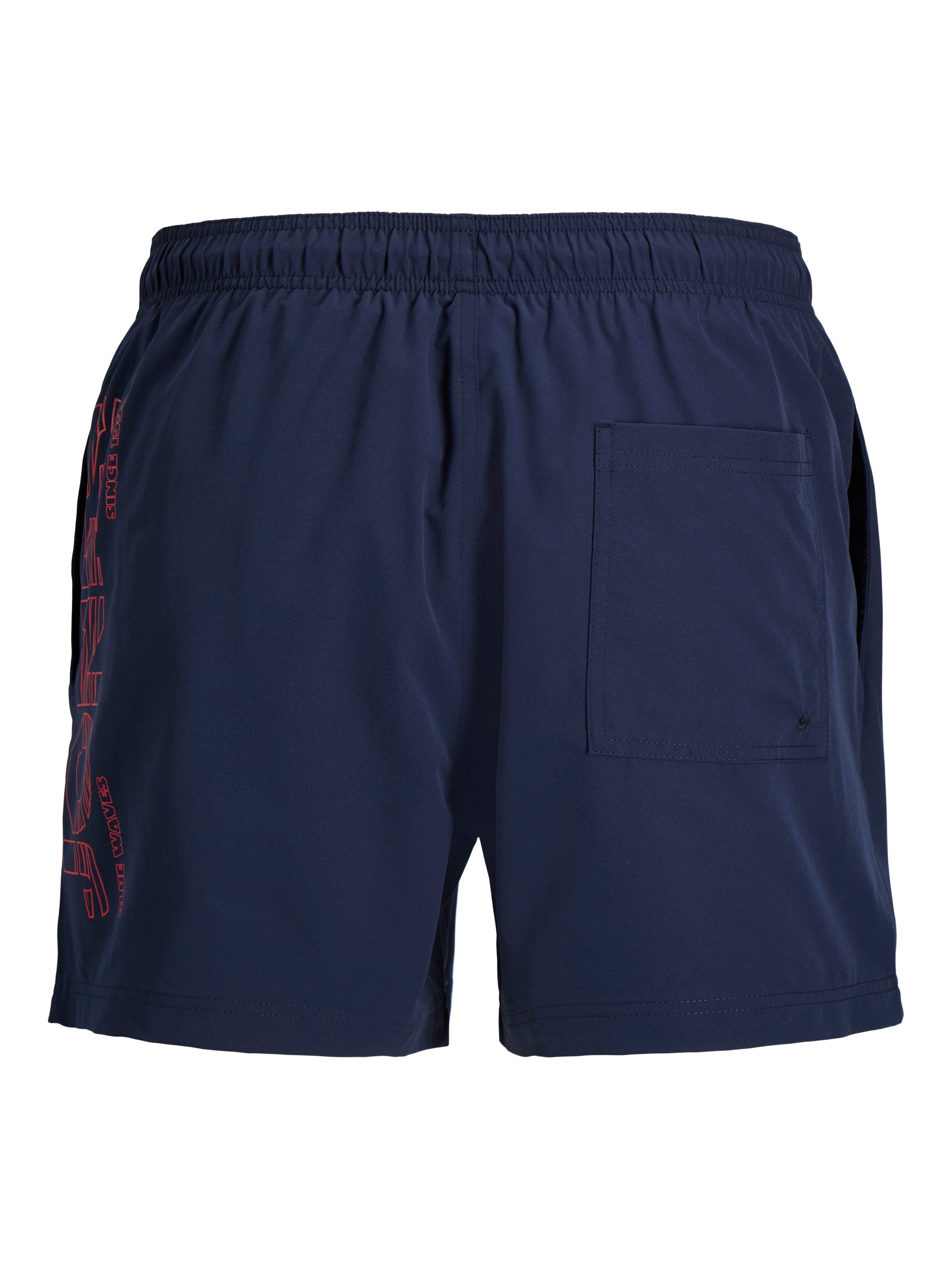 Jack & Jones PlusSize Badeshorts »JPSTMAUI WAVE LOGO SWIM SHORTS SN PLS« Kunstfaser, mit elastischem Bund, normal geschnitten