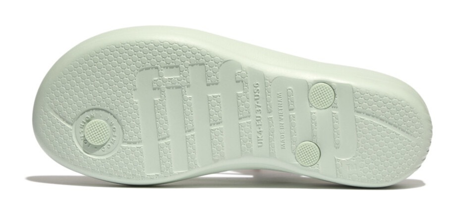 Fitflop Zehentrenner »IQUSHION«, Keilabsatz, Sommerschuh, Schlappen in schmaler Form