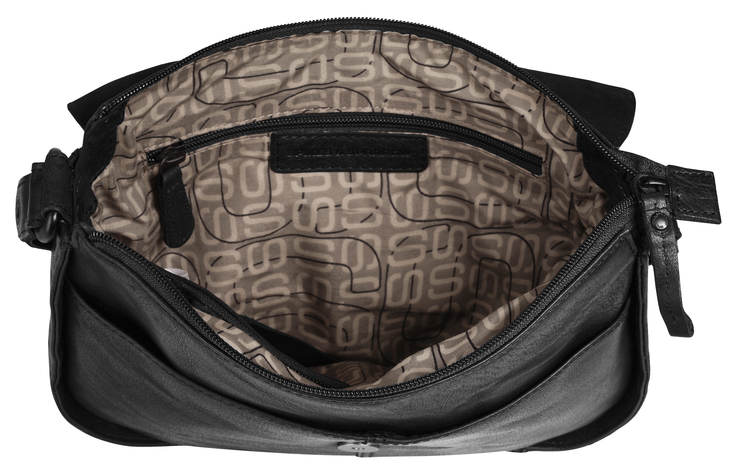 Spikes & Sparrow Sac à bandoulière echt Leder