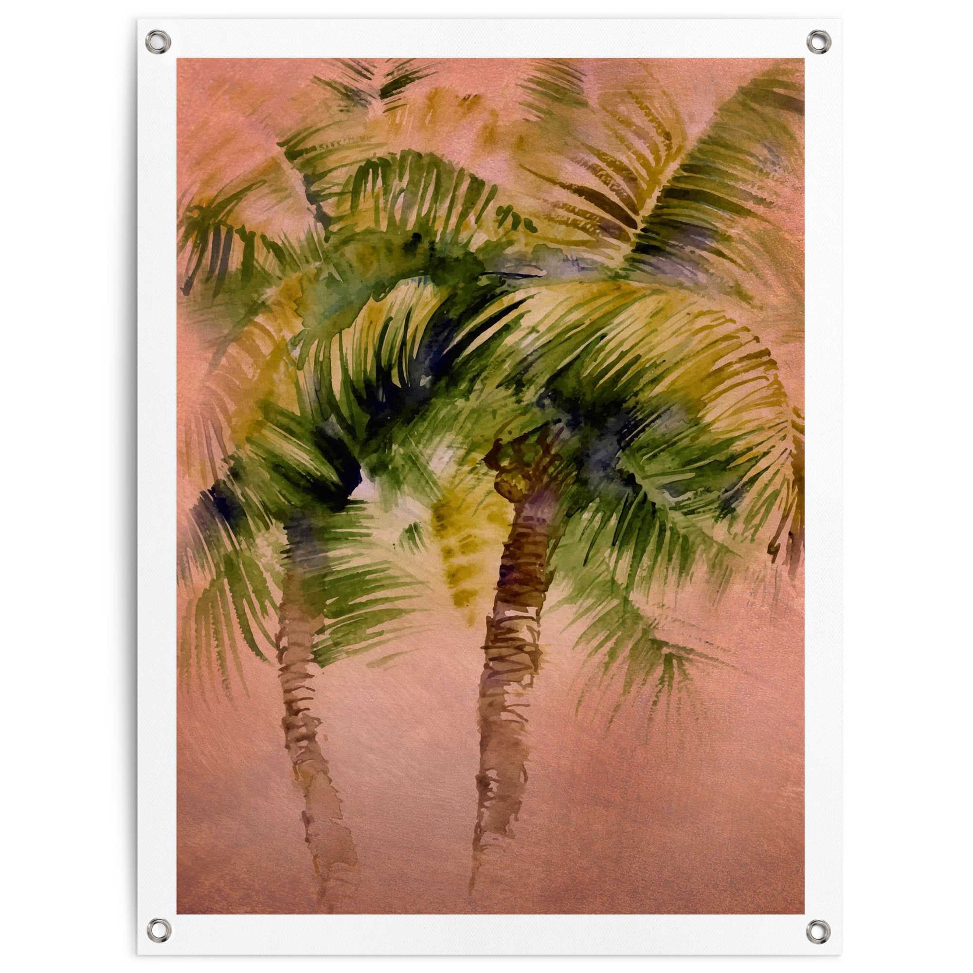 Image of Reinders Poster "Painted Palm Trees" Outdoor für Garten oder Balkon
