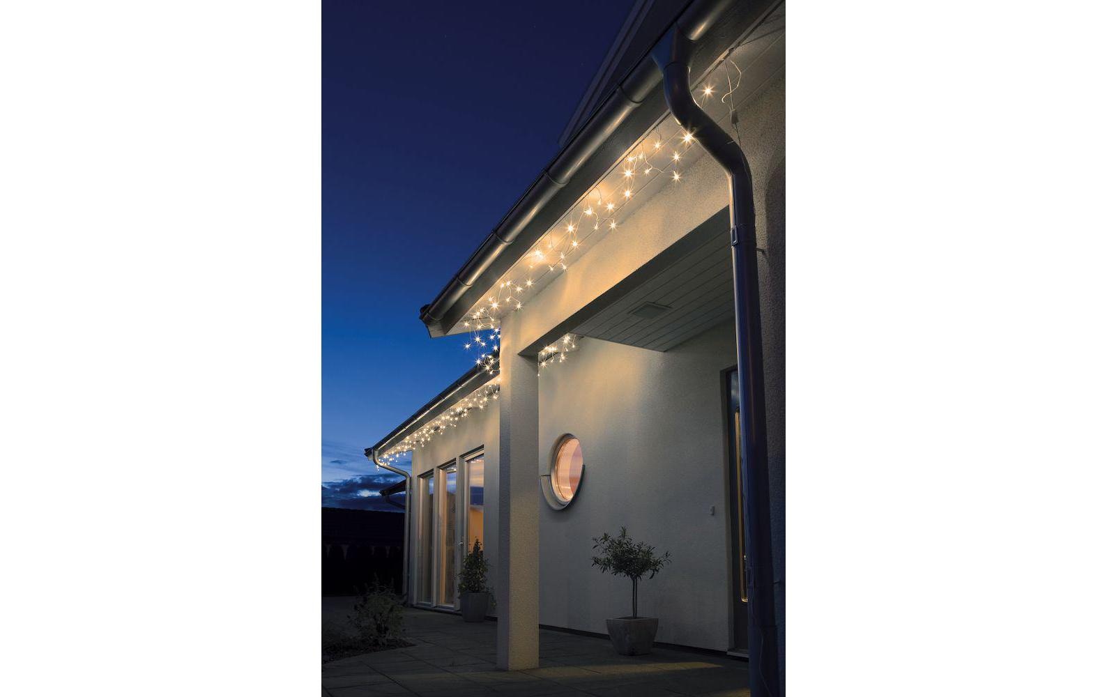 KONSTSMIDE Rideau lumineux LED »45962 m Weiss mit Bogenform Outdoor«