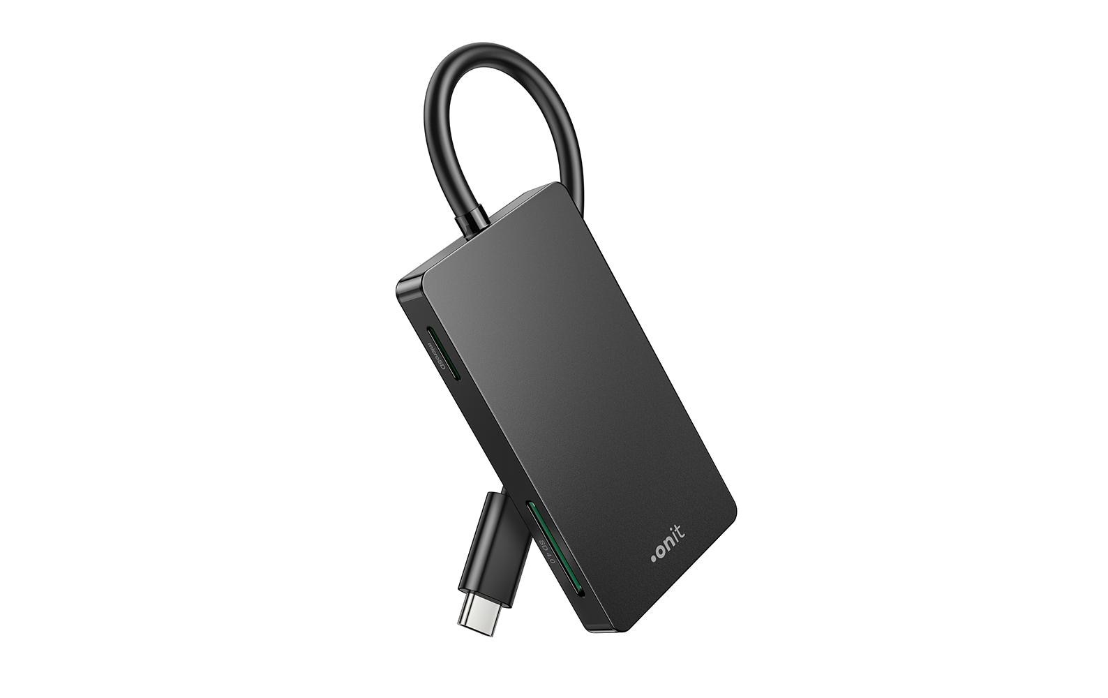 onit Lecteur de carte mémoire »Extern Pro USB-C 3-in1«