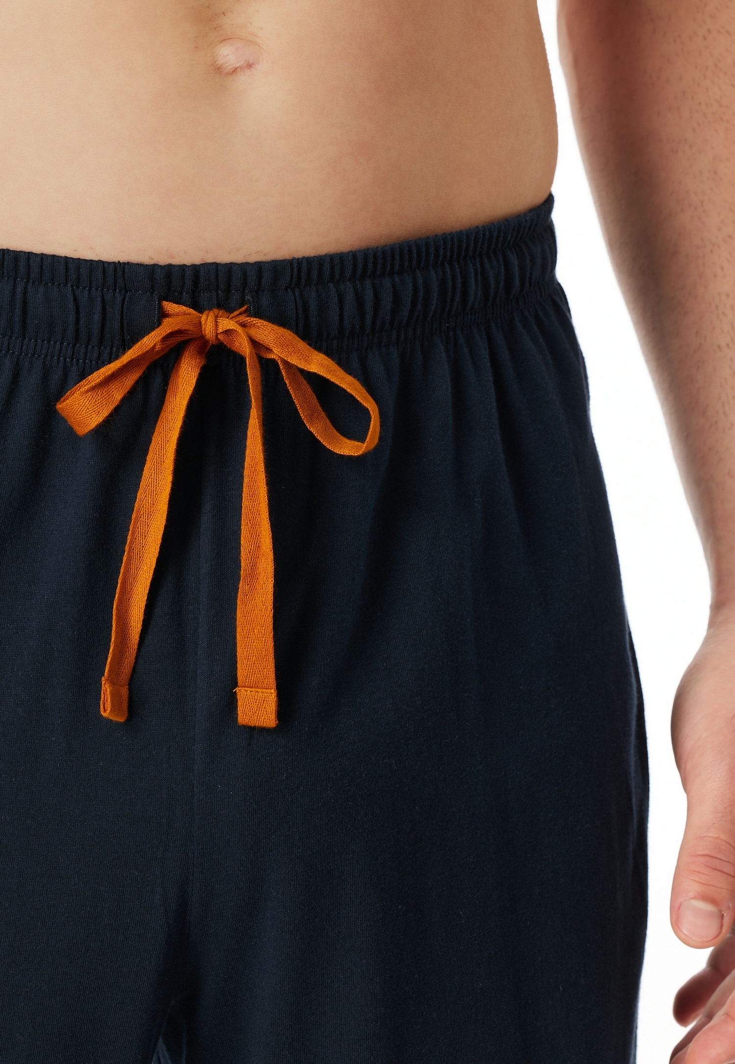 Schiesser Schlafanzug »Casual Nightwear« 2 Stk. tlg., Rundhalsausschnitt, langärmelig, gestreift, Baumwolle, Single Jersey