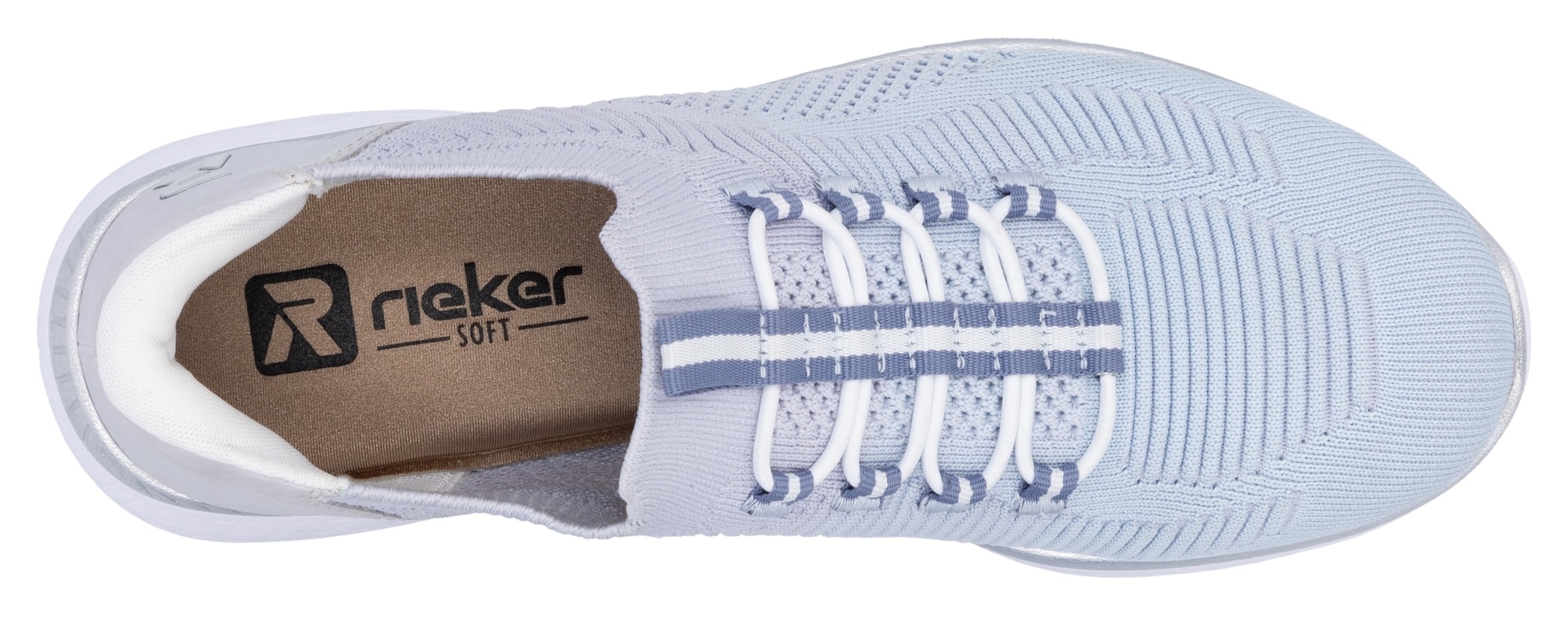 RIEKER Sport Slip-On Sneaker »Ready2GO«  , Halbschuh, Freizeitschuh, Slipper mit MemoSoft-Innensohle