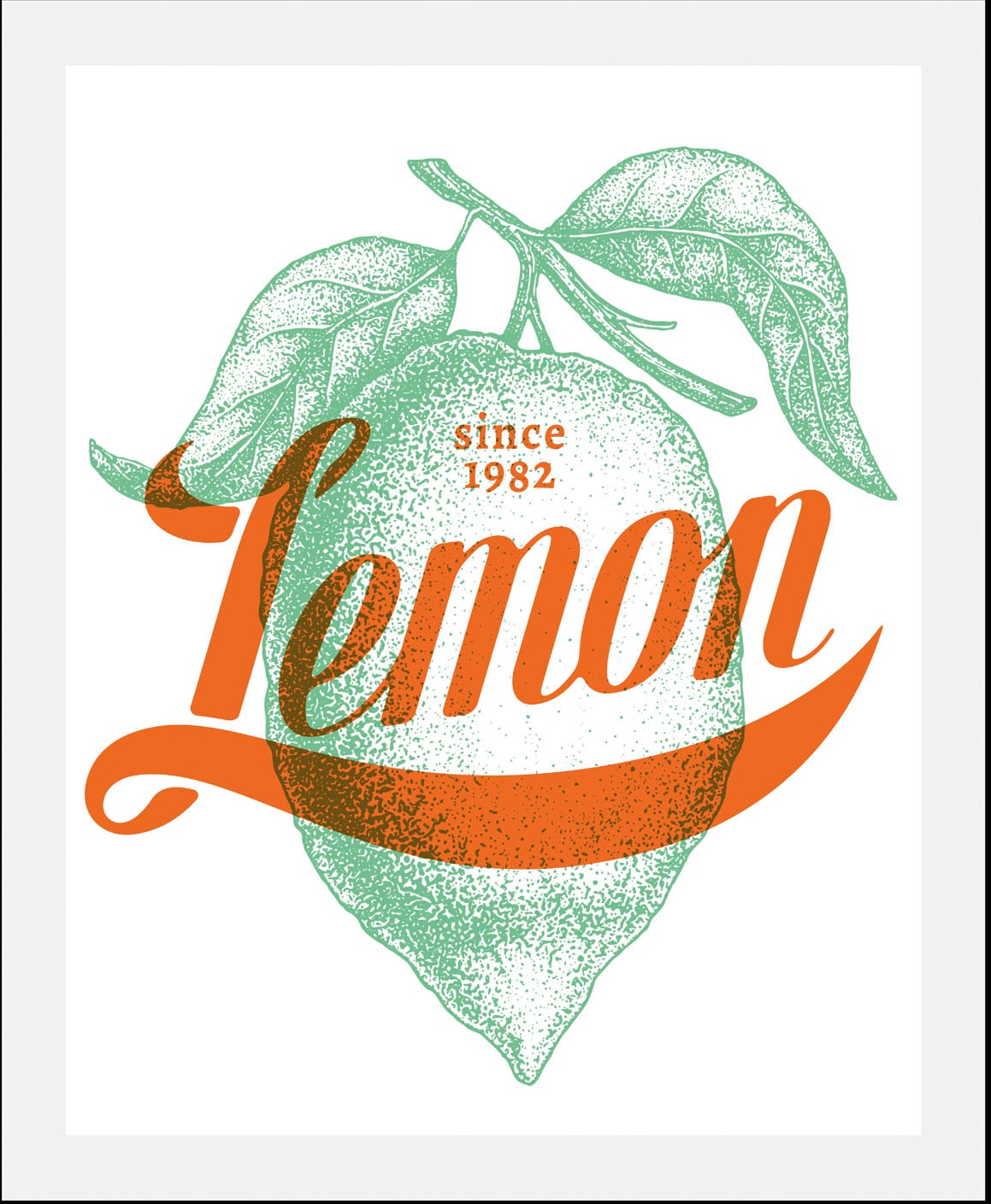 queence Bild »Lemon«, Obst-Obst Bilder-Schriftzug-Figuren-Abstrakt, (1 St.), gerahmt