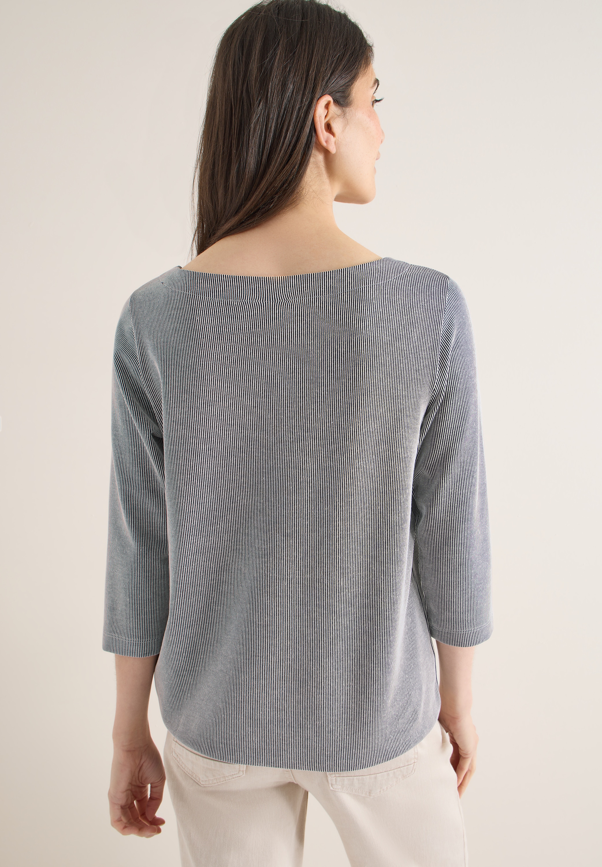 Cecil T-shirt à manches 3/4 avec motif à rayures