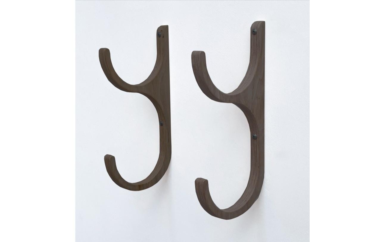 WOODY FASHION Wandhalterung Stilvolles Zen-Wandregal aus Sperrholz