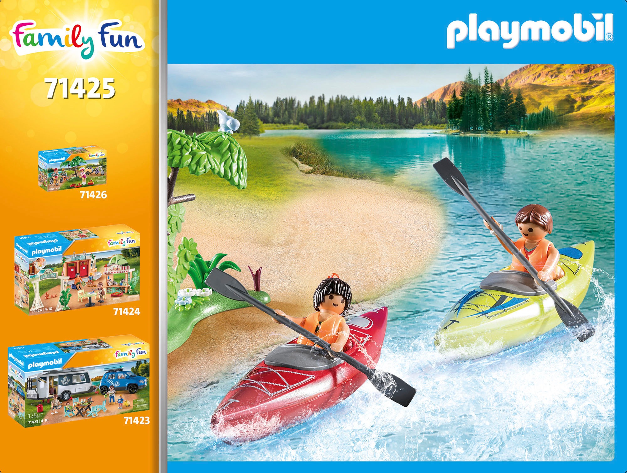 Playmobil® Konstruktions-Spielset »Zelten (71425), Family & Fun«, (54 St.)