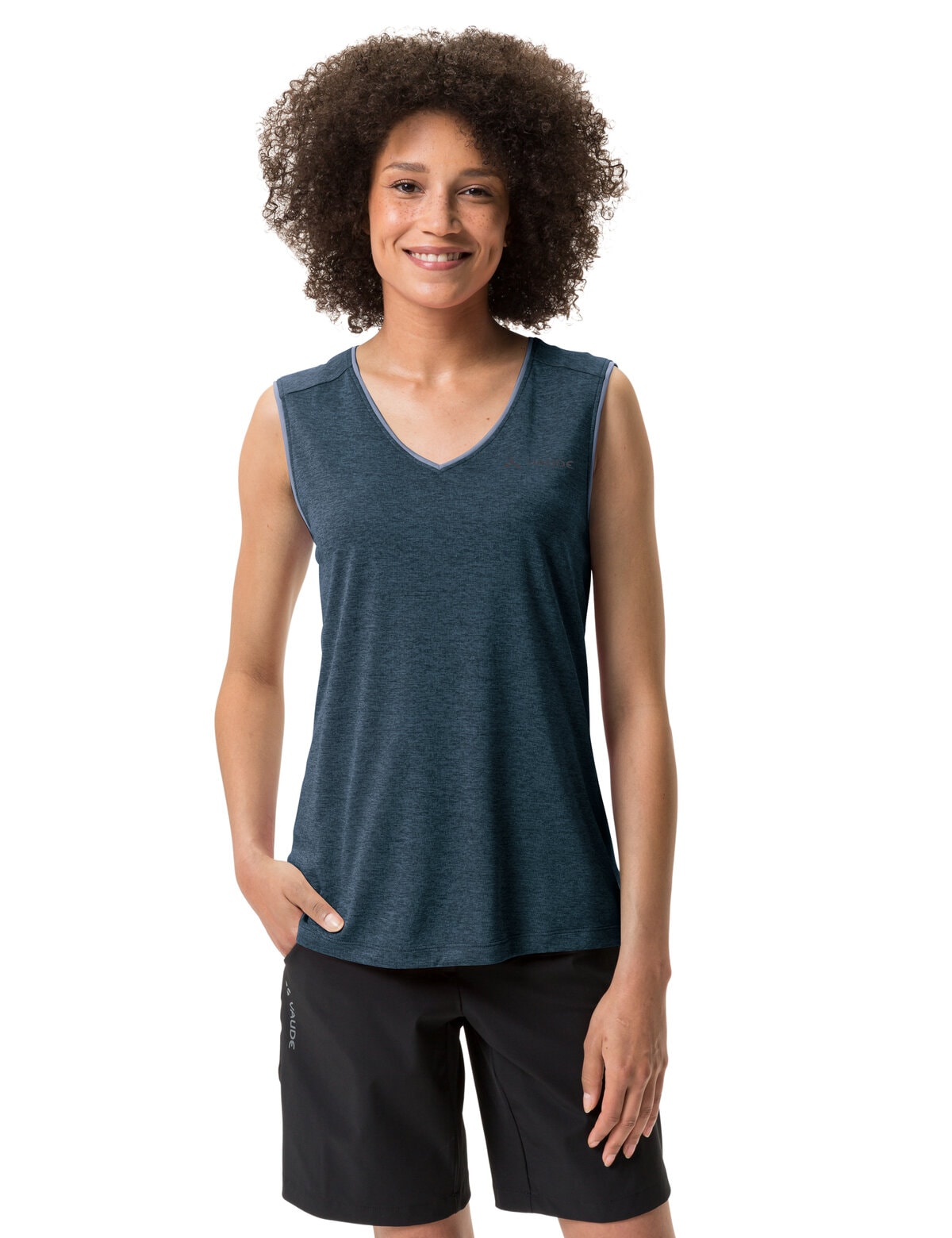 Image of VAUDE Funktionstop "Womens Essential Top" sportliche Schnittform, für Trekking und Wandern, ohne Taschen