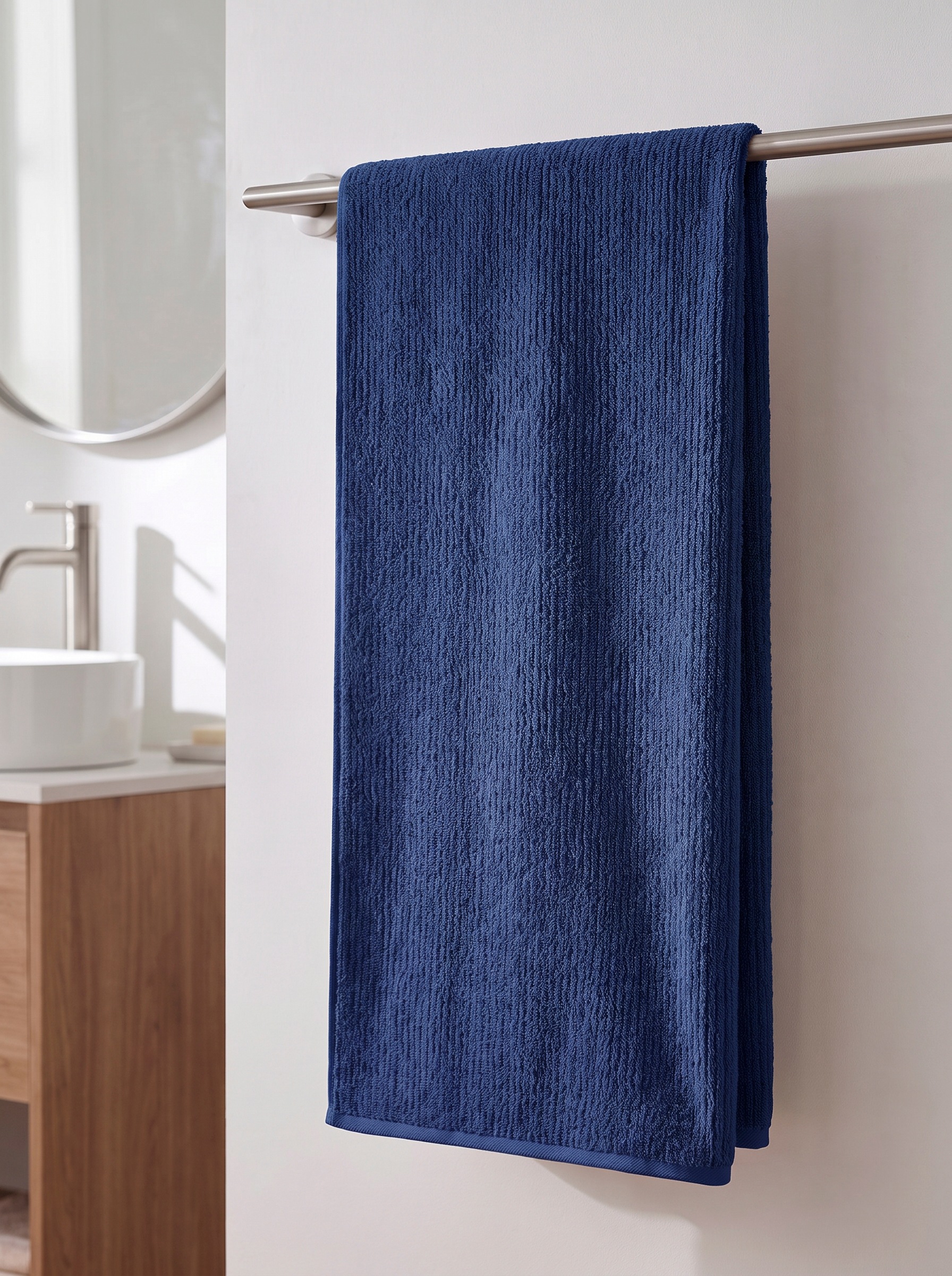 GOODproduct Badetuch »Riva, 80x150, Premium Handtücher, 500 gr/m²« Hoch-Tief-Struktur, Streifen, weich, 5 Jahre Garantie