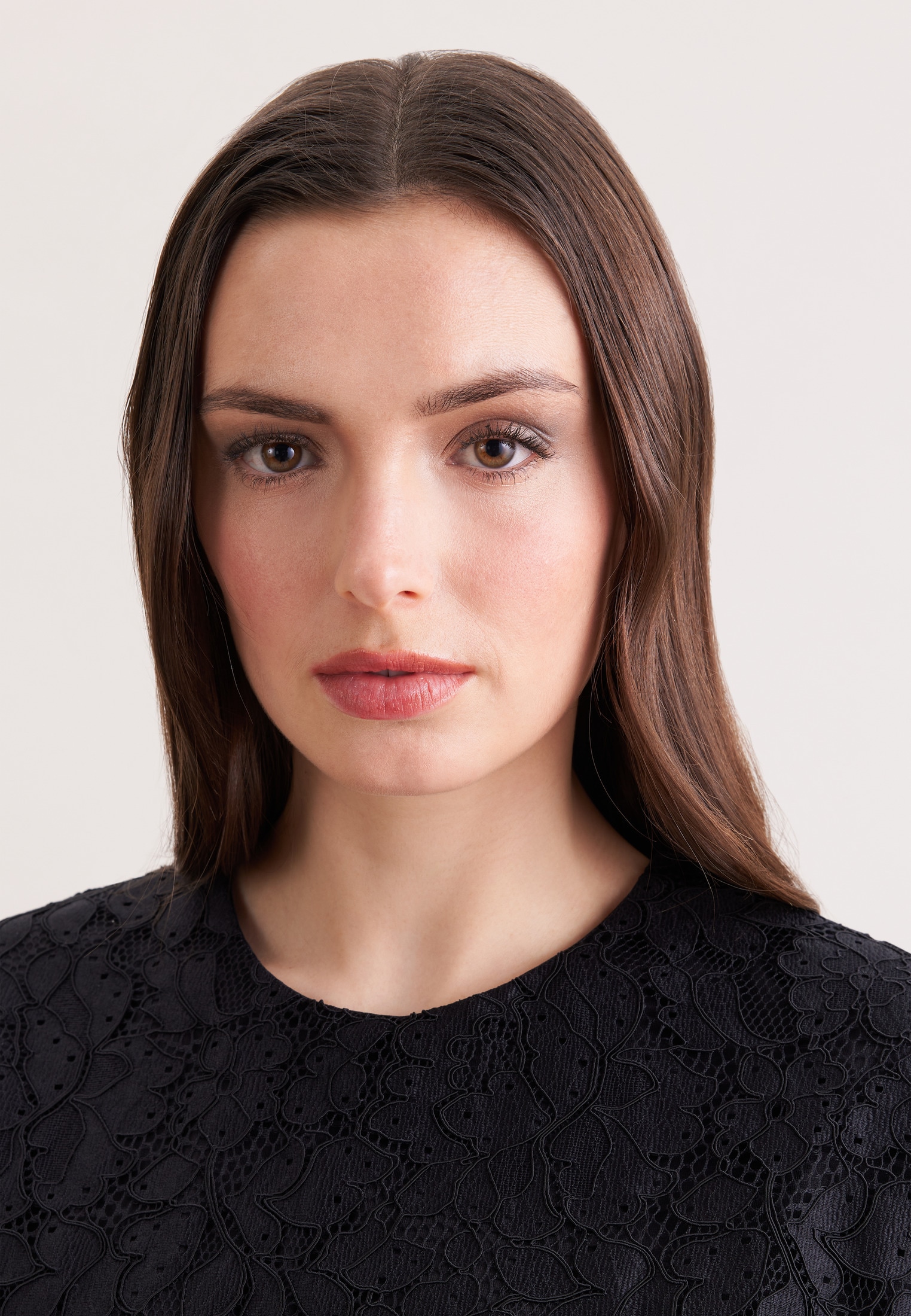 seidensticker Blouse classique 1/2 Rundhals Uni