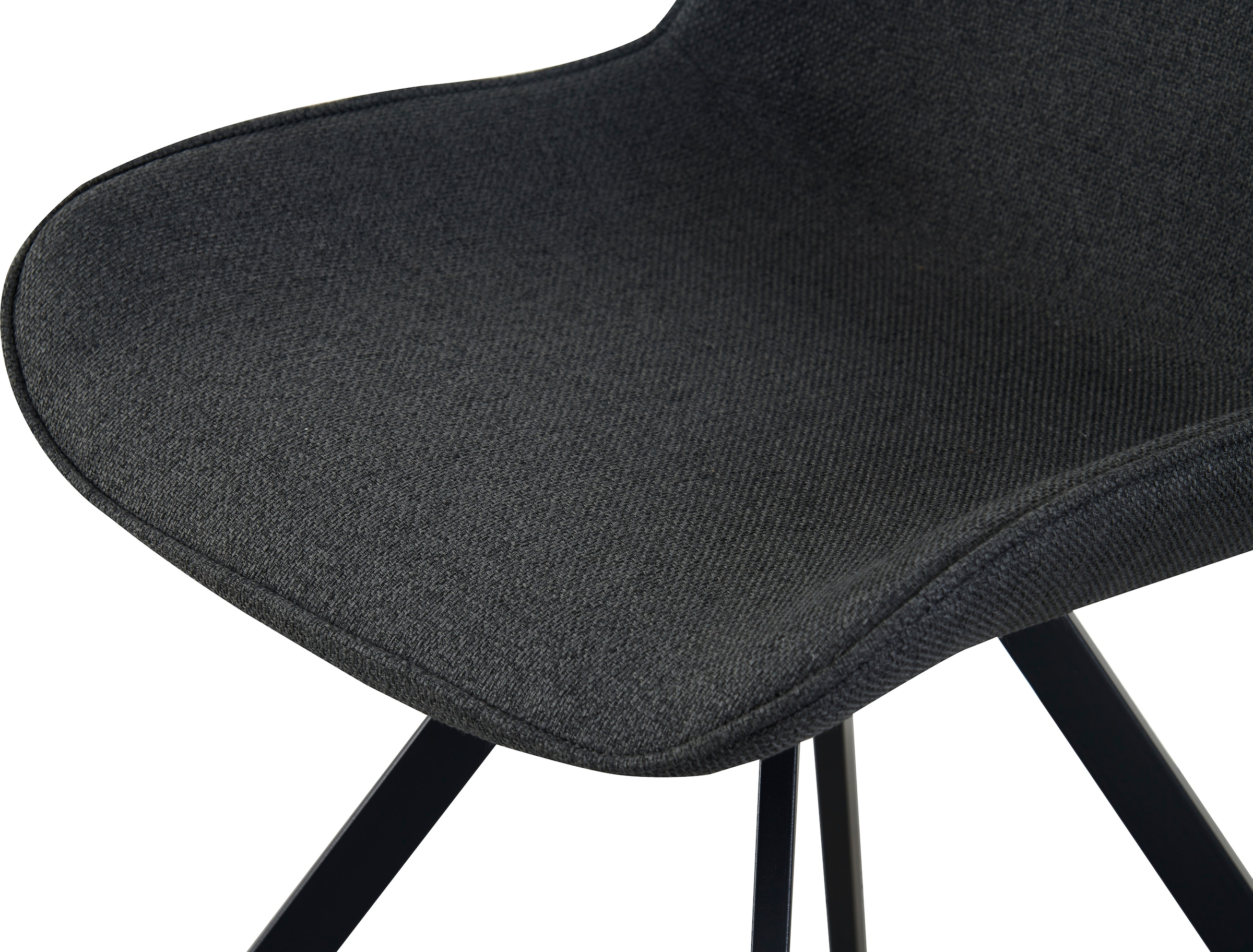 Home affaire Chaise pivotante »INUVIK, 2er Set, mit Metallgestell in matt schwarz« (Set) 2 cuisin verschiedenen Farben, Belsatbarkeit pro Stuhl 120 kg