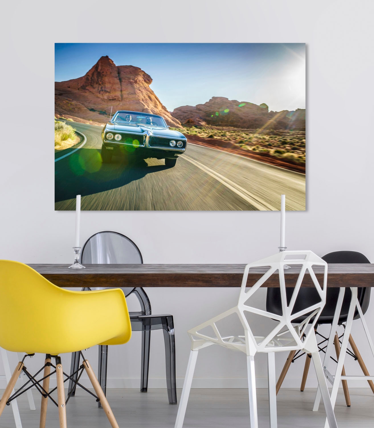 queence Acrylglasbild »Auto« Amerika | Auto | Bilder von Amerika | Bilder von Liebespaaren | Himmel | Himmelsbilder Fine Art-Print in Galeriequalität