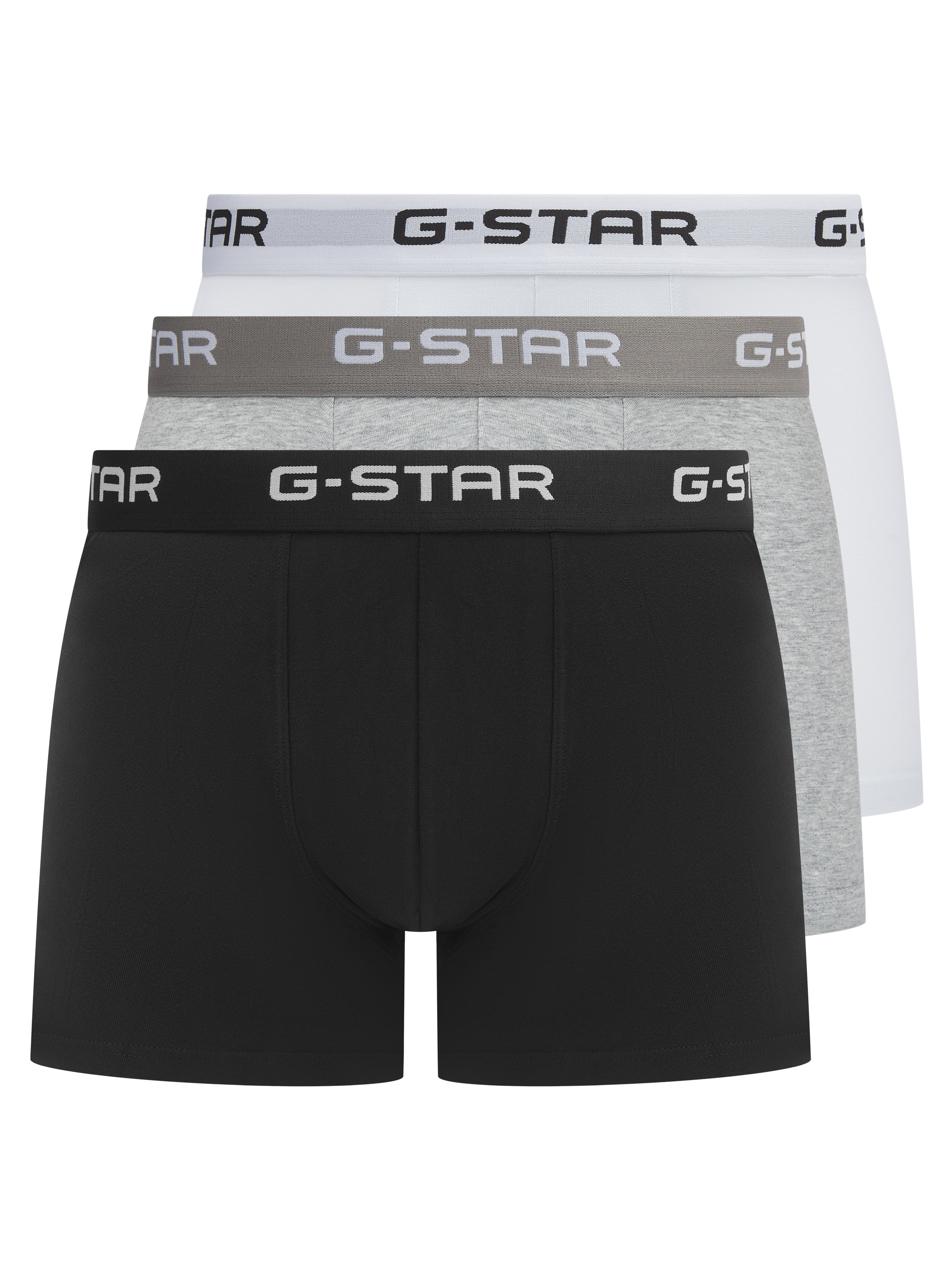 Image of G-STAR Boxershorts "ASH, 3 PACK TRUNKS" Packung, 3 Stk. mit Logo-Bund