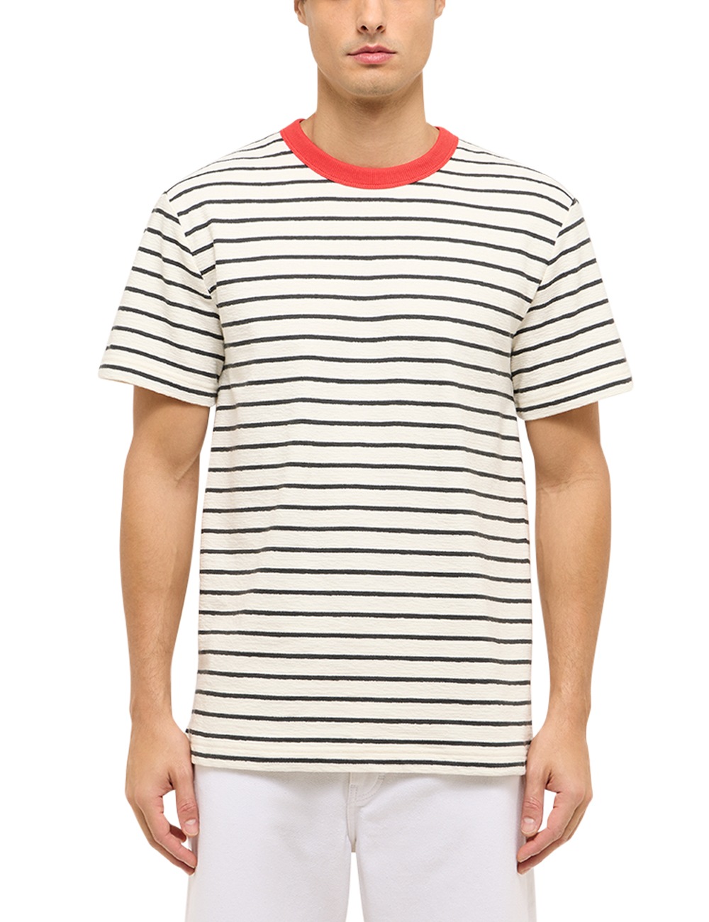 Image of MUSTANG T-Shirt "MU-Akron" in bequemer Passform