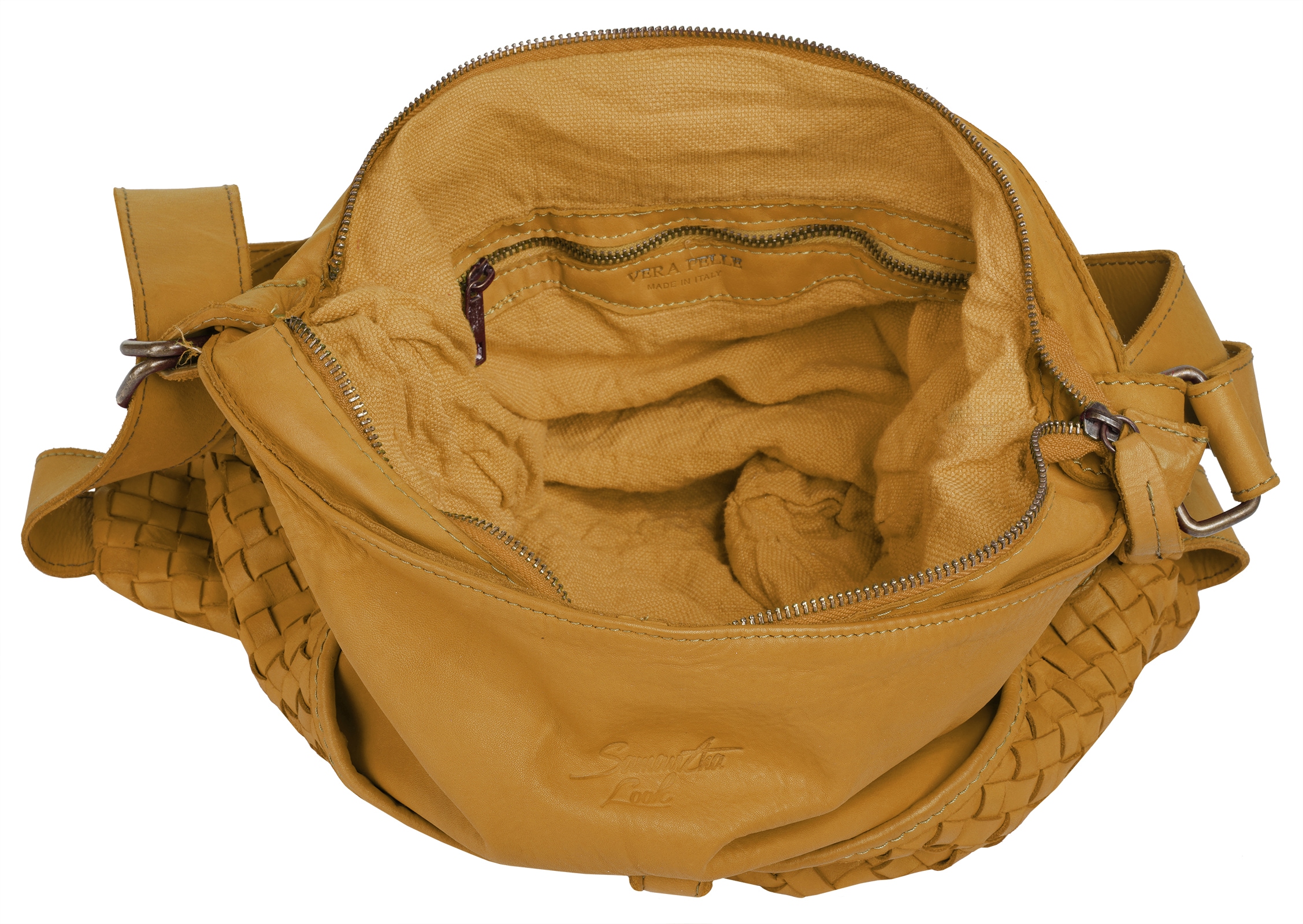 Samantha Look Shopper echt Leder, Made in Italy