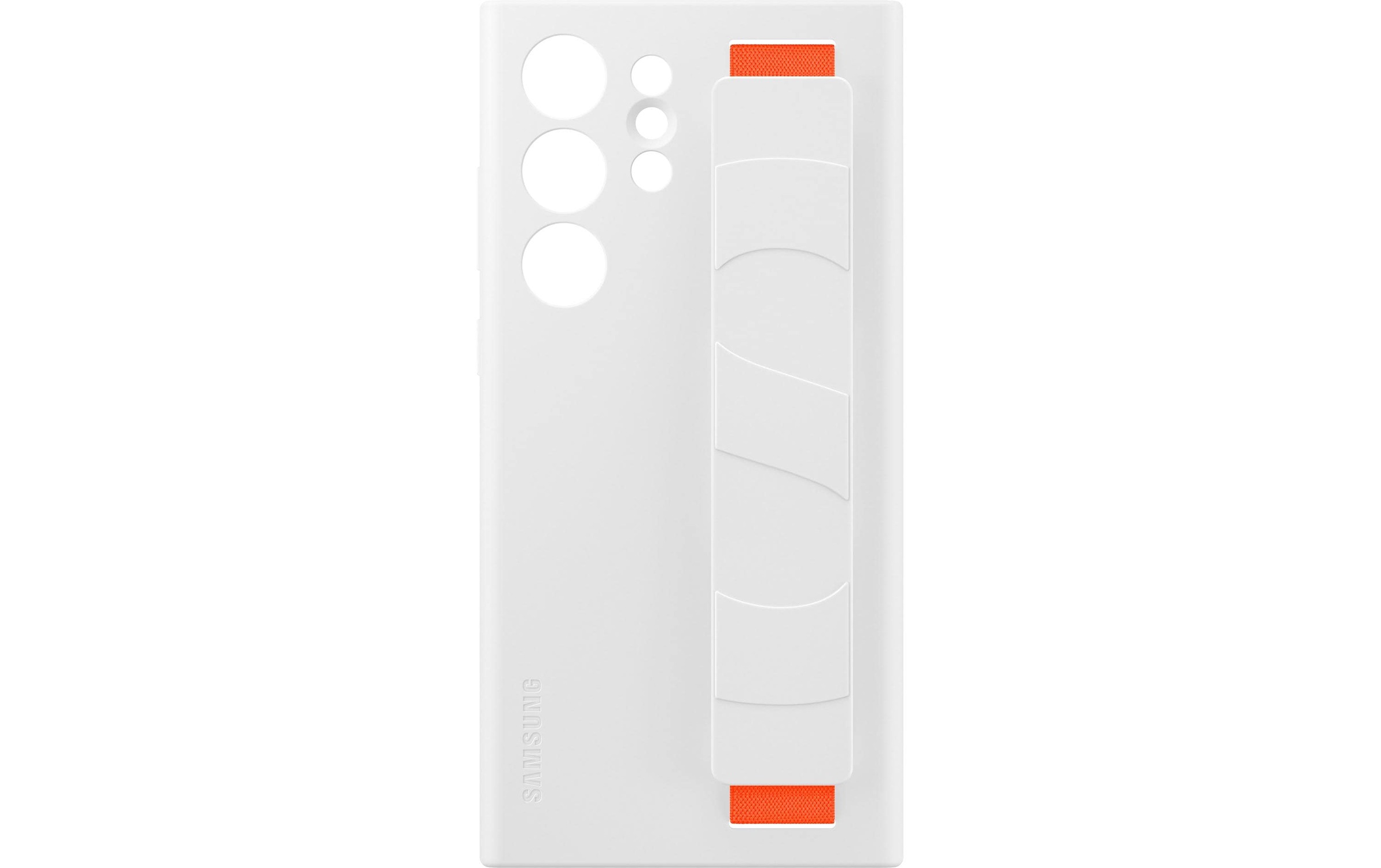 Handyhülle »Silicone Grip Cover White«, Samsung Galaxy S23 Ultra