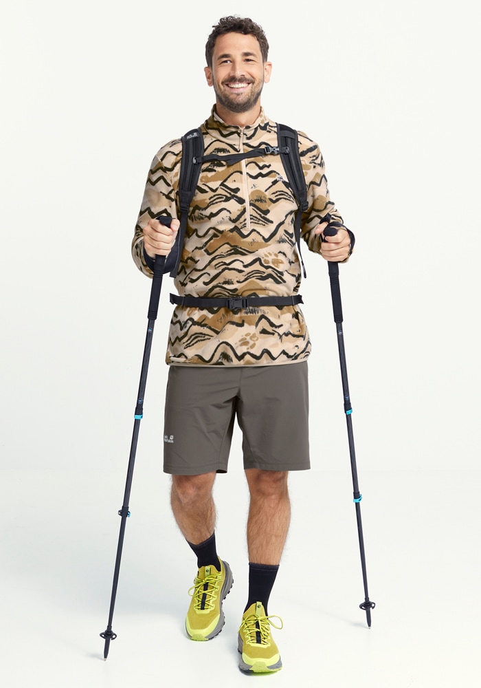 Jack Wolfskin Pull en polaire »PAW ERA 100 PRINT HZ M«
