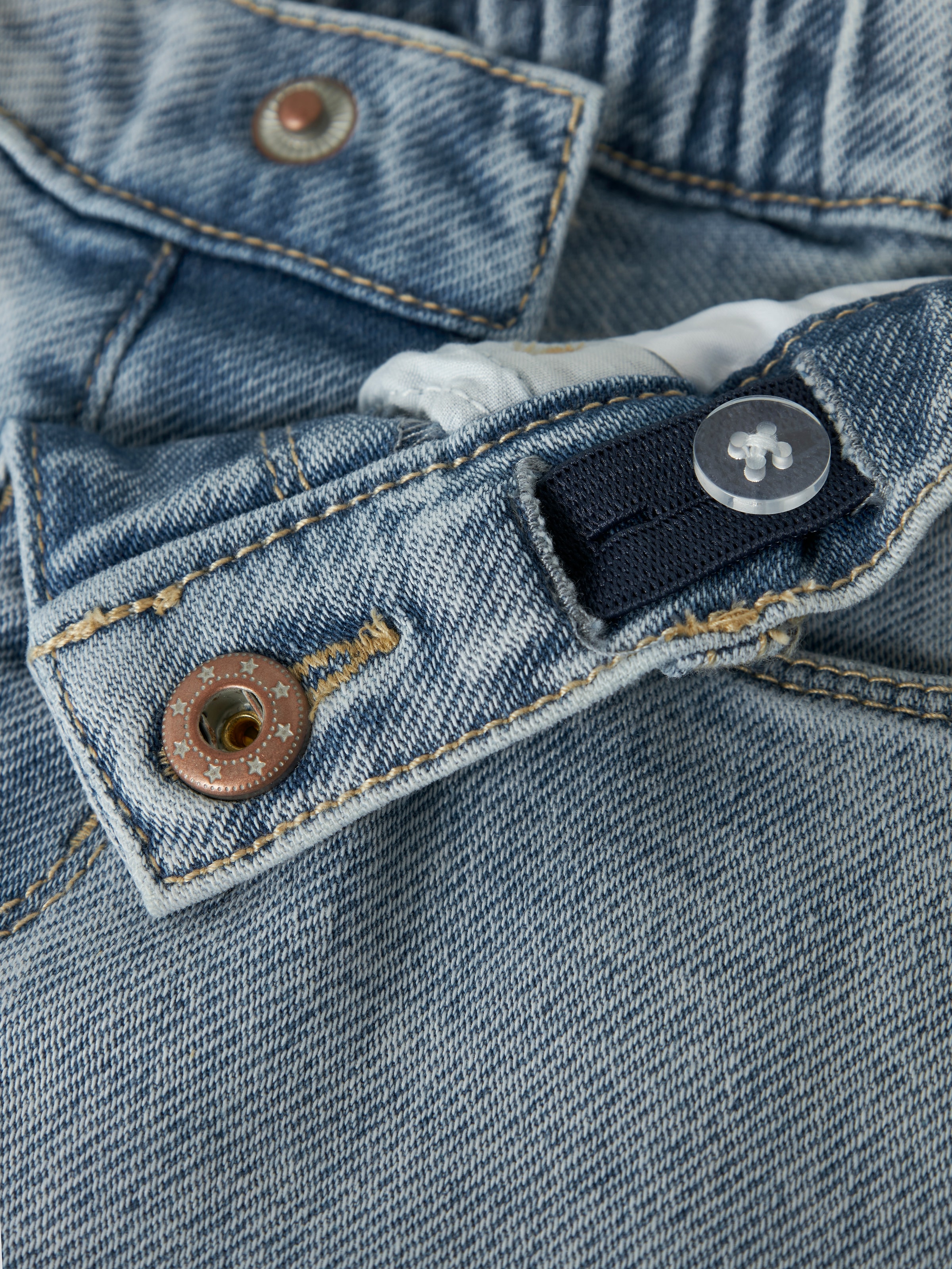 Name It Jeansshorts »NMFROSE MOM DNM SHORTS 1140-GY« Baumwollmischung, Denim, mit Stretch, leichter Used Look