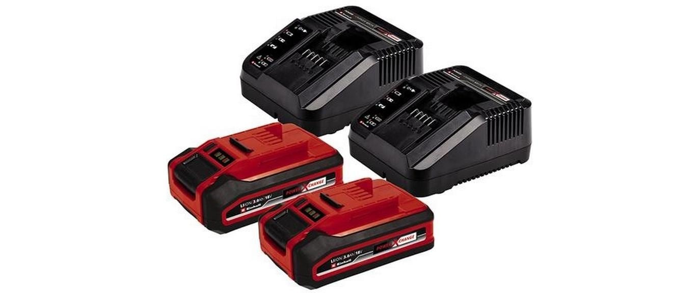 Einhell Akkurasenmäher »Akku-Rasenmäher RASARRO 36/36 Kit, 2 x 3.0Ah Plus«